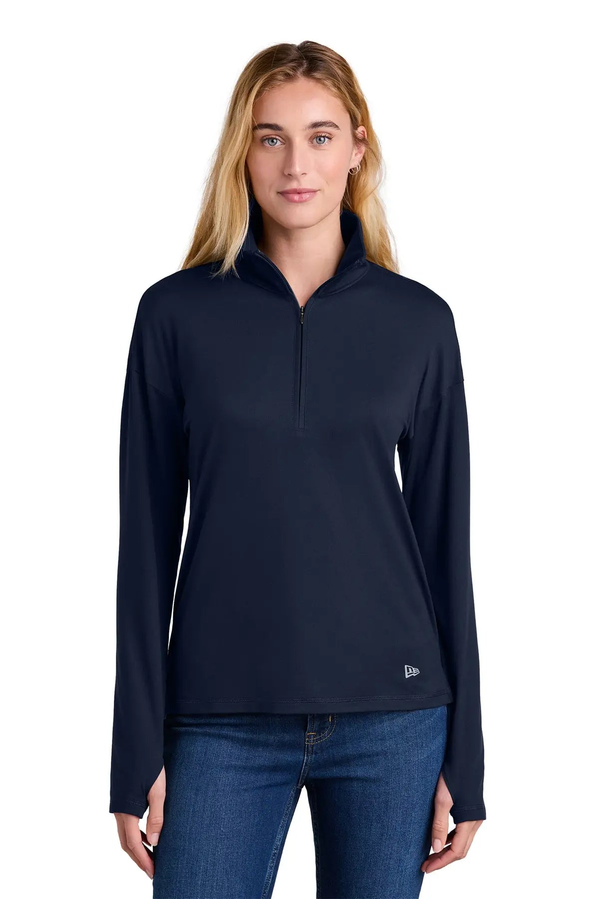 New Era® Women’s Power 1/2-Zip #LNEA228 Game Over Merch