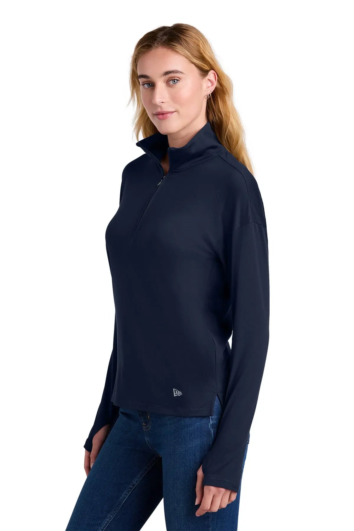 New Era® Women’s Power 1/2-Zip #LNEA228 Game Over Merch