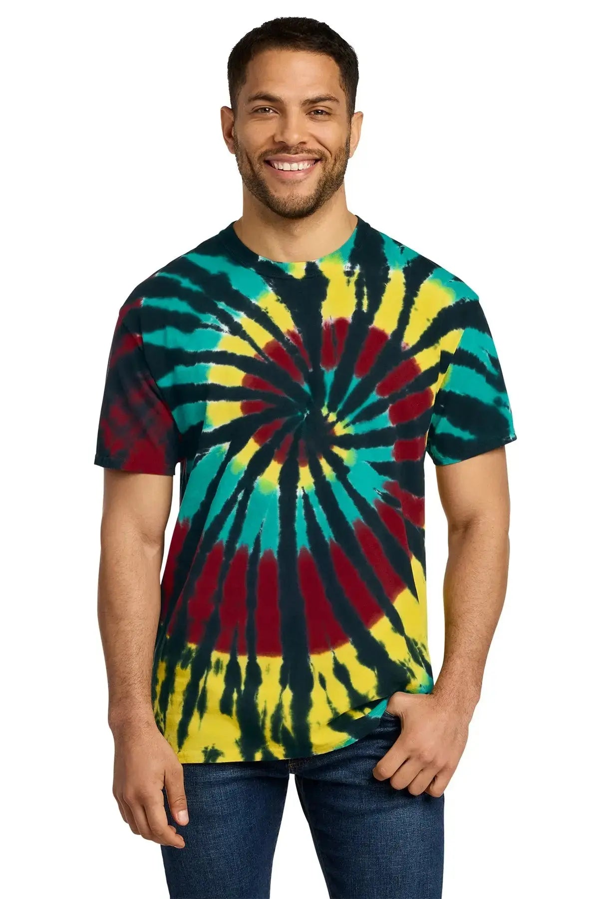Port & Co™ Tie-Dye Tee #PC147 Game Over Merch
