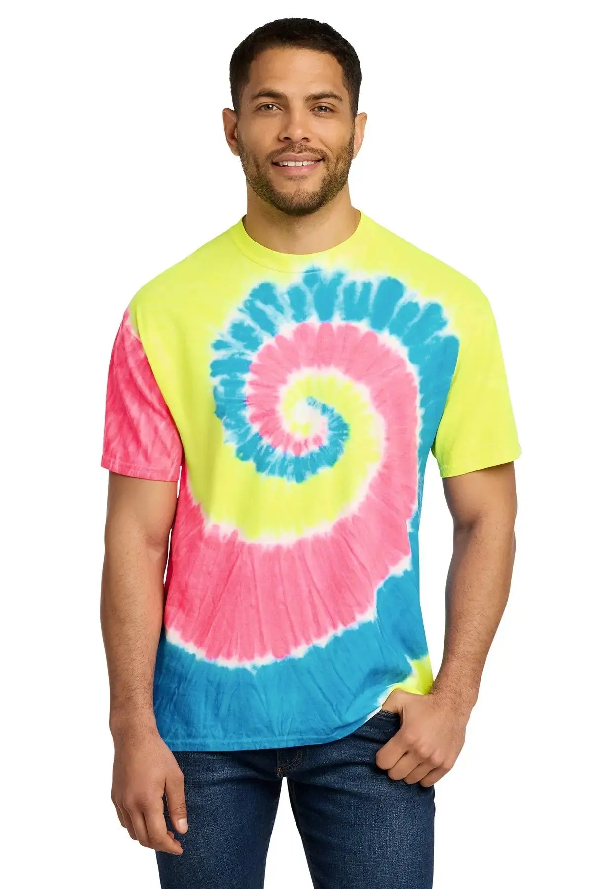 Port & Co™ Tie-Dye Tee #PC147 Game Over Merch