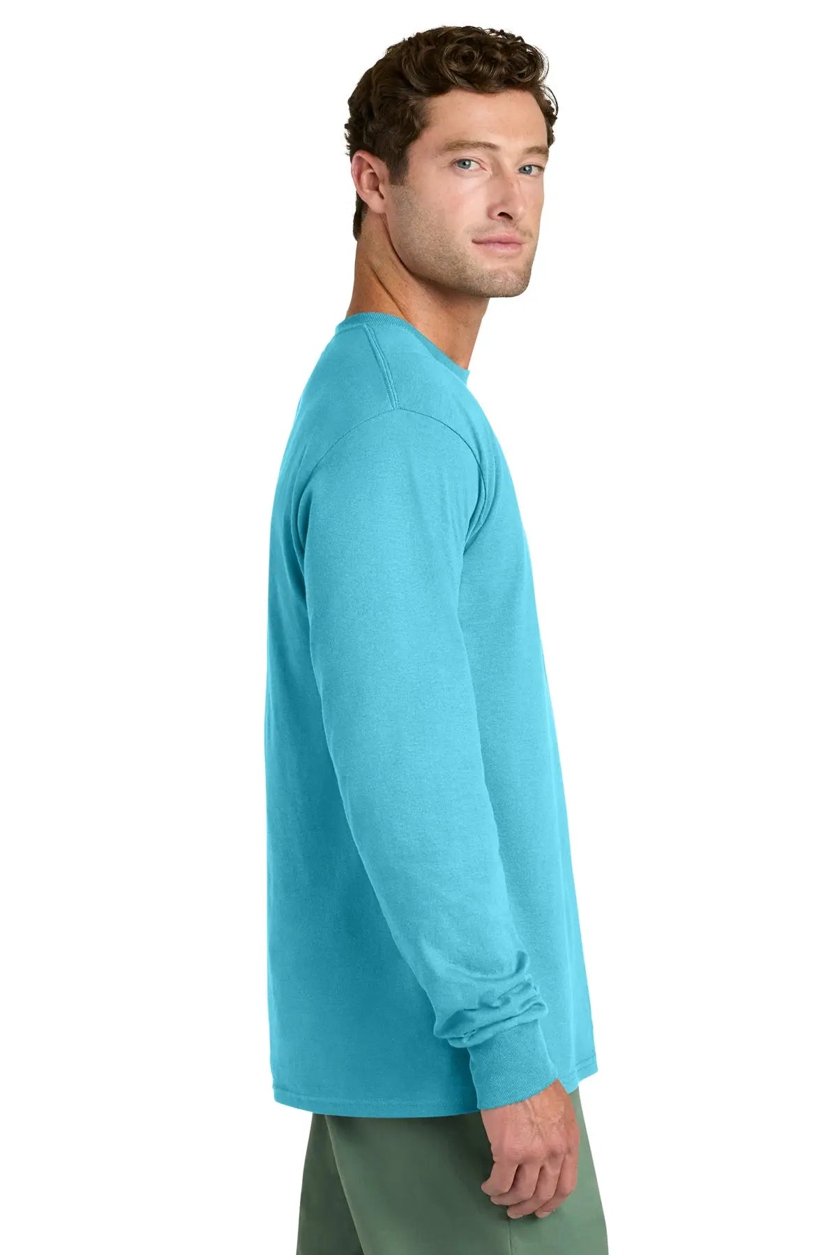 Port & Co™ Long Sleeve Core Cotton Tee #PC54LS