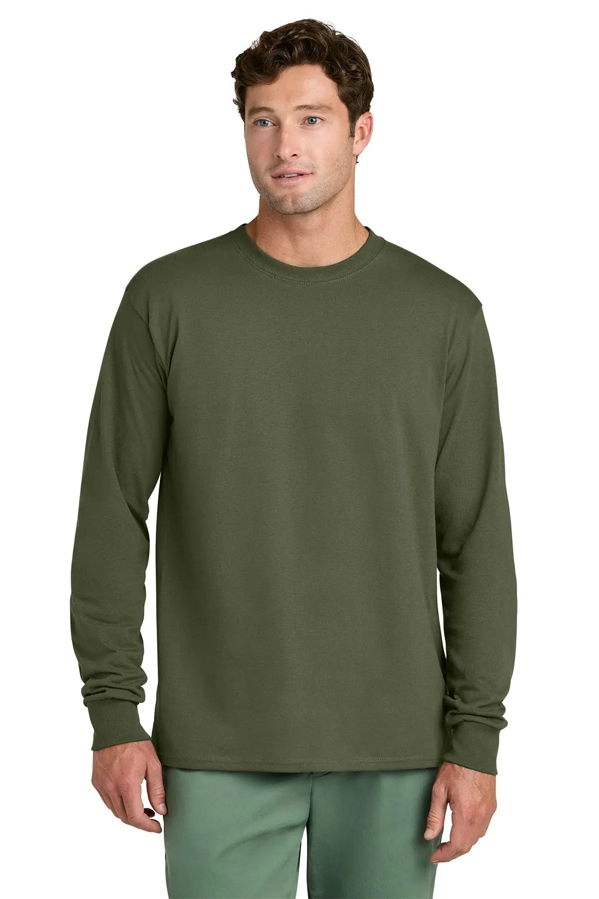 Port & Co™ Long Sleeve Core Cotton Tee #PC54LS