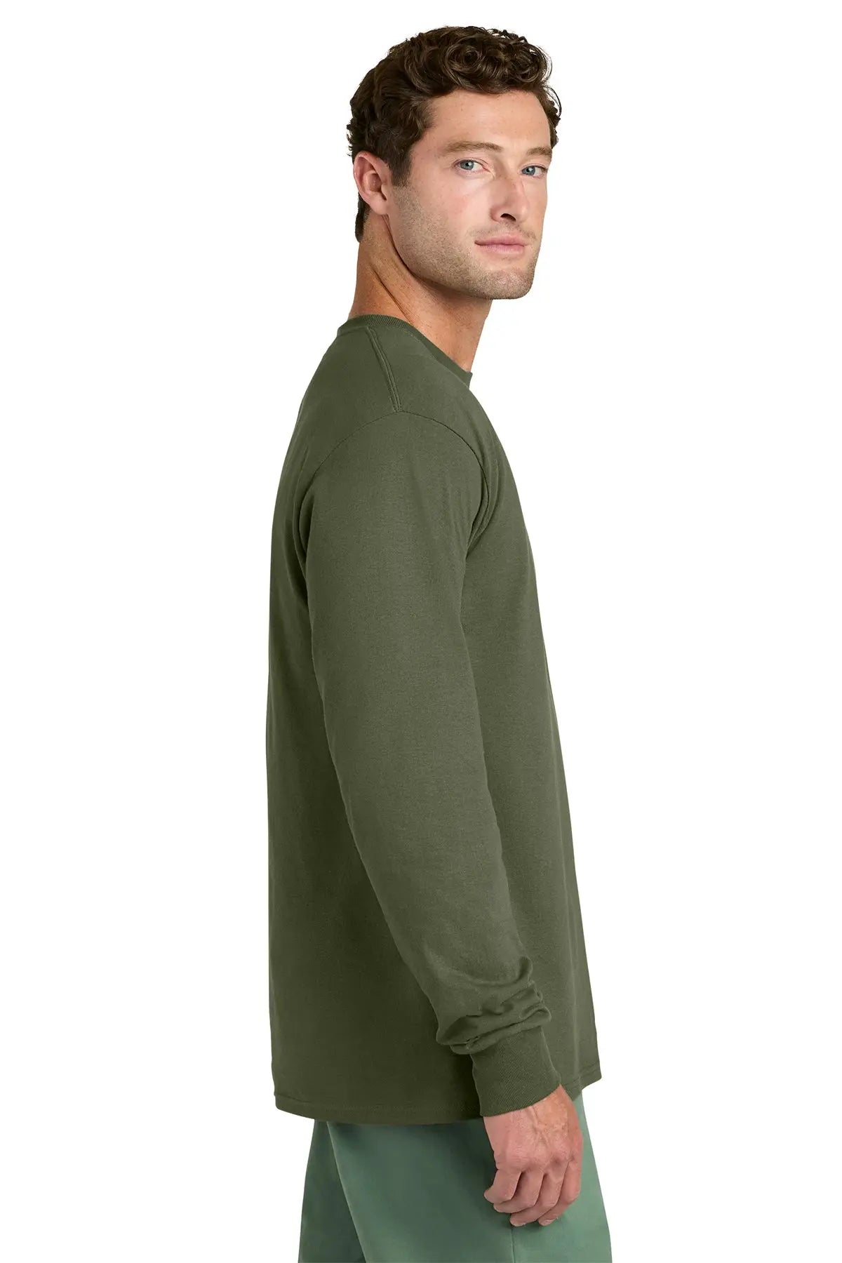 Port & Co™ Long Sleeve Core Cotton Tee #PC54LS