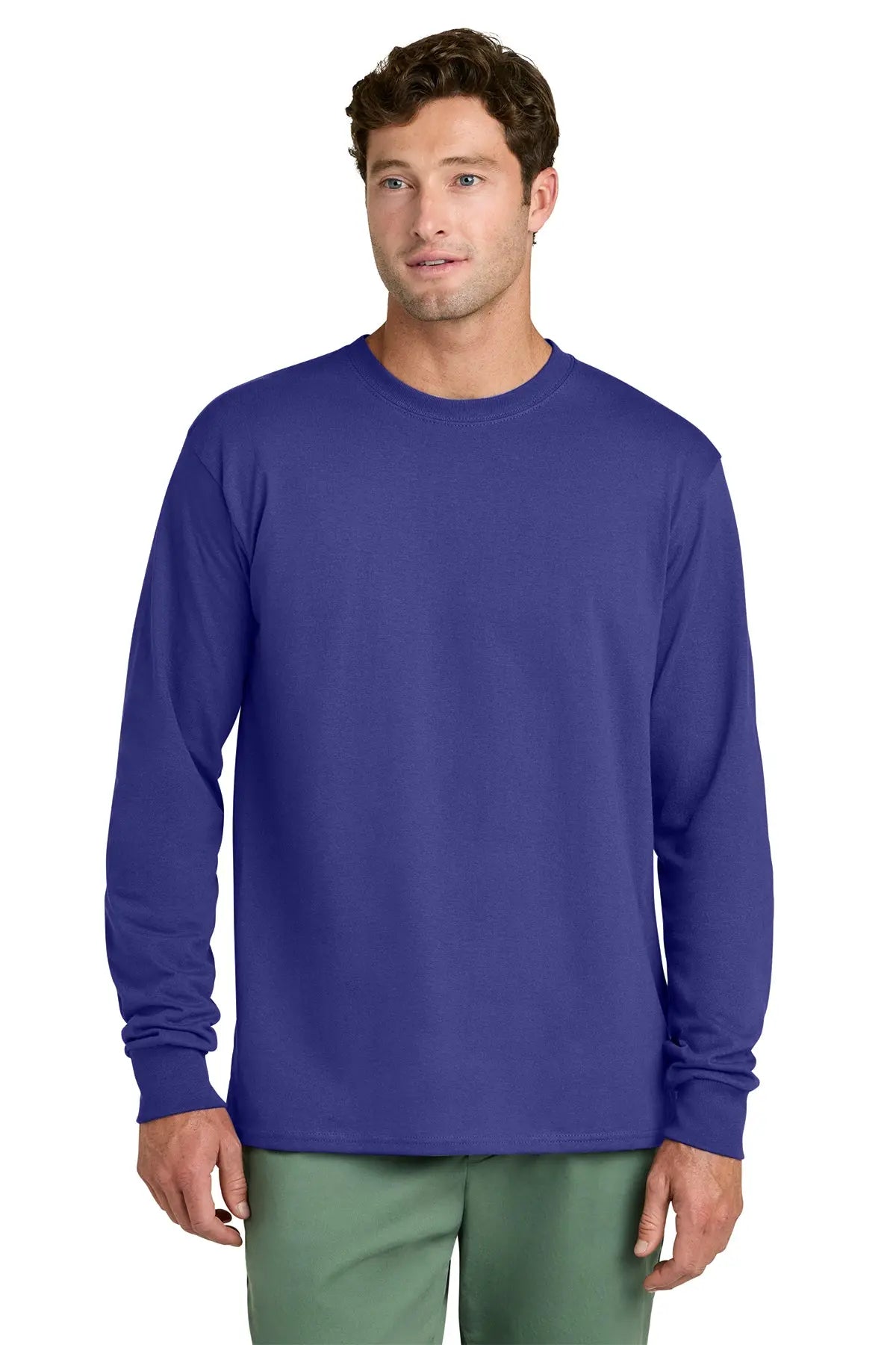 Port & Co™ Long Sleeve Core Cotton Tee #PC54LS