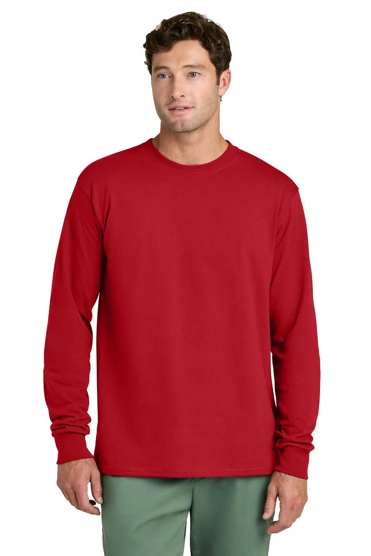 Port & Co™ Long Sleeve Core Cotton Tee #PC54LS