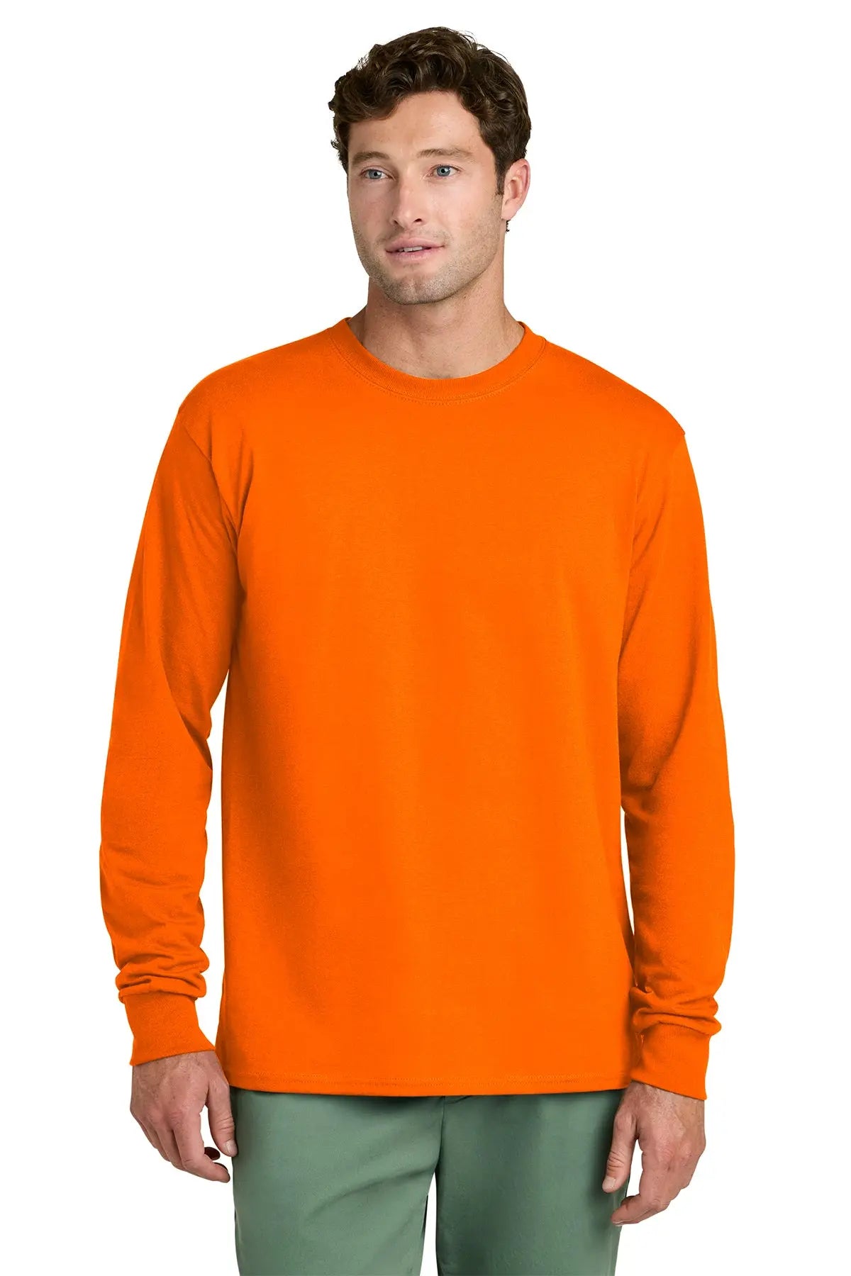 Port & Co™ Long Sleeve Core Cotton Tee #PC54LS
