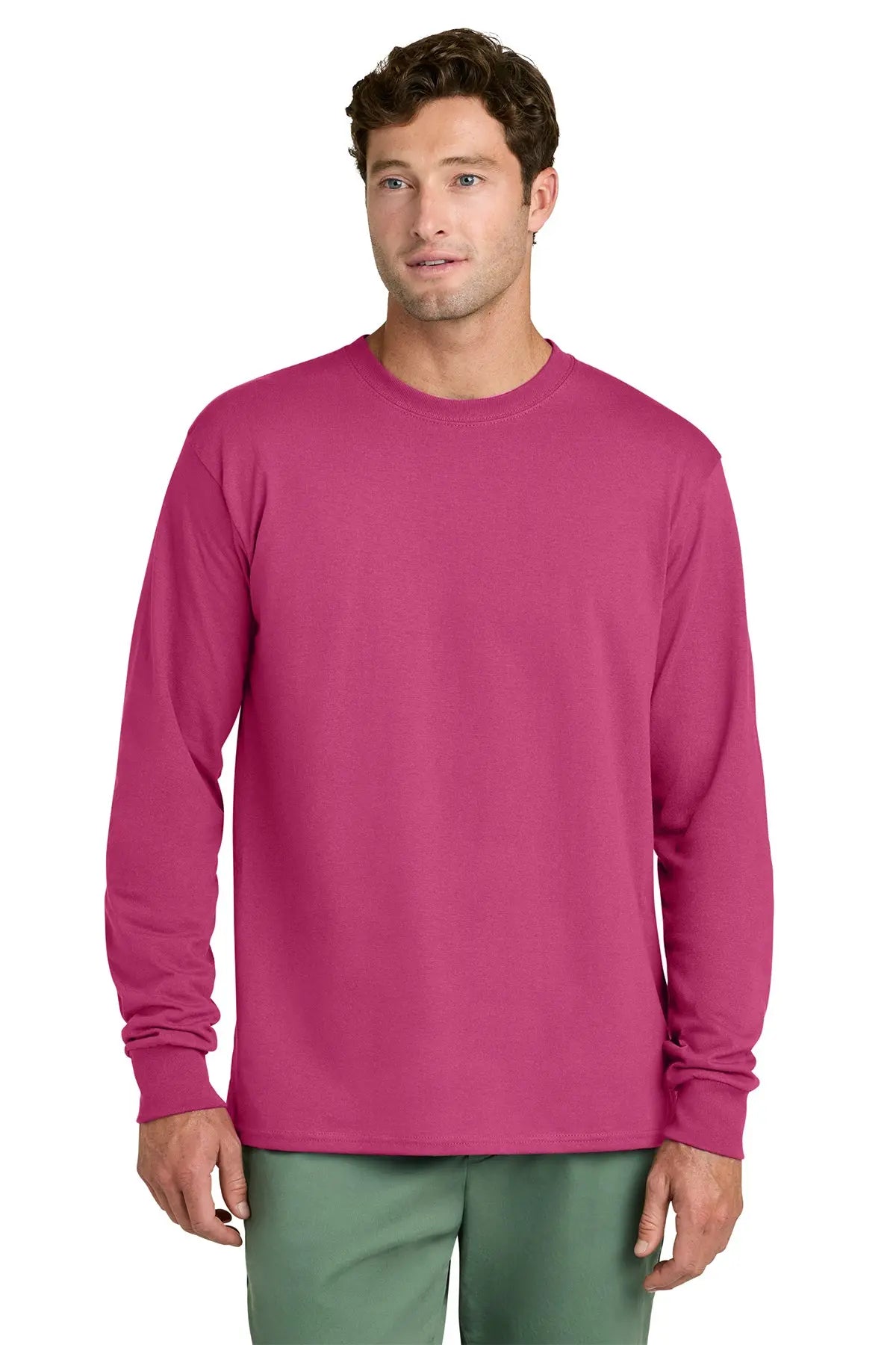 Port & Co™ Long Sleeve Core Cotton Tee #PC54LS