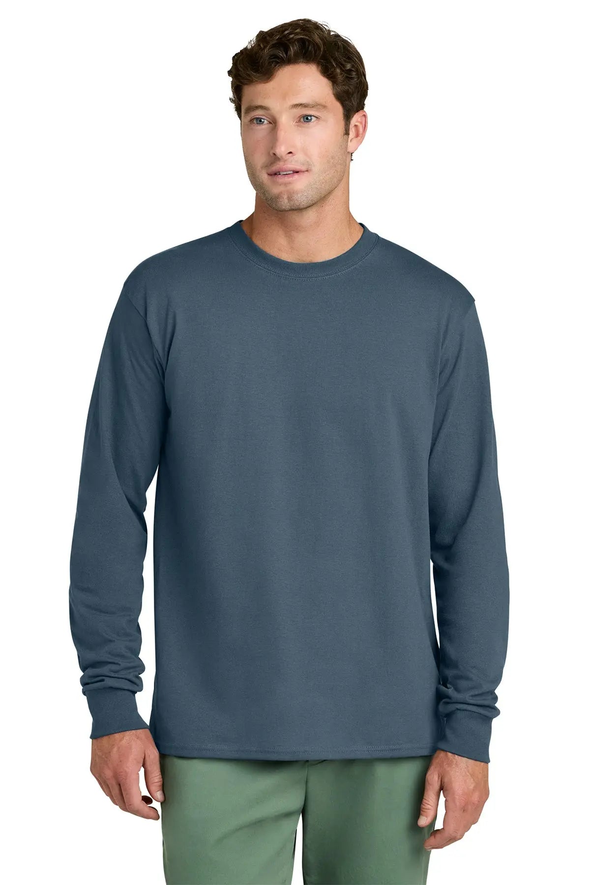 Port & Co™ Long Sleeve Core Cotton Tee #PC54LS