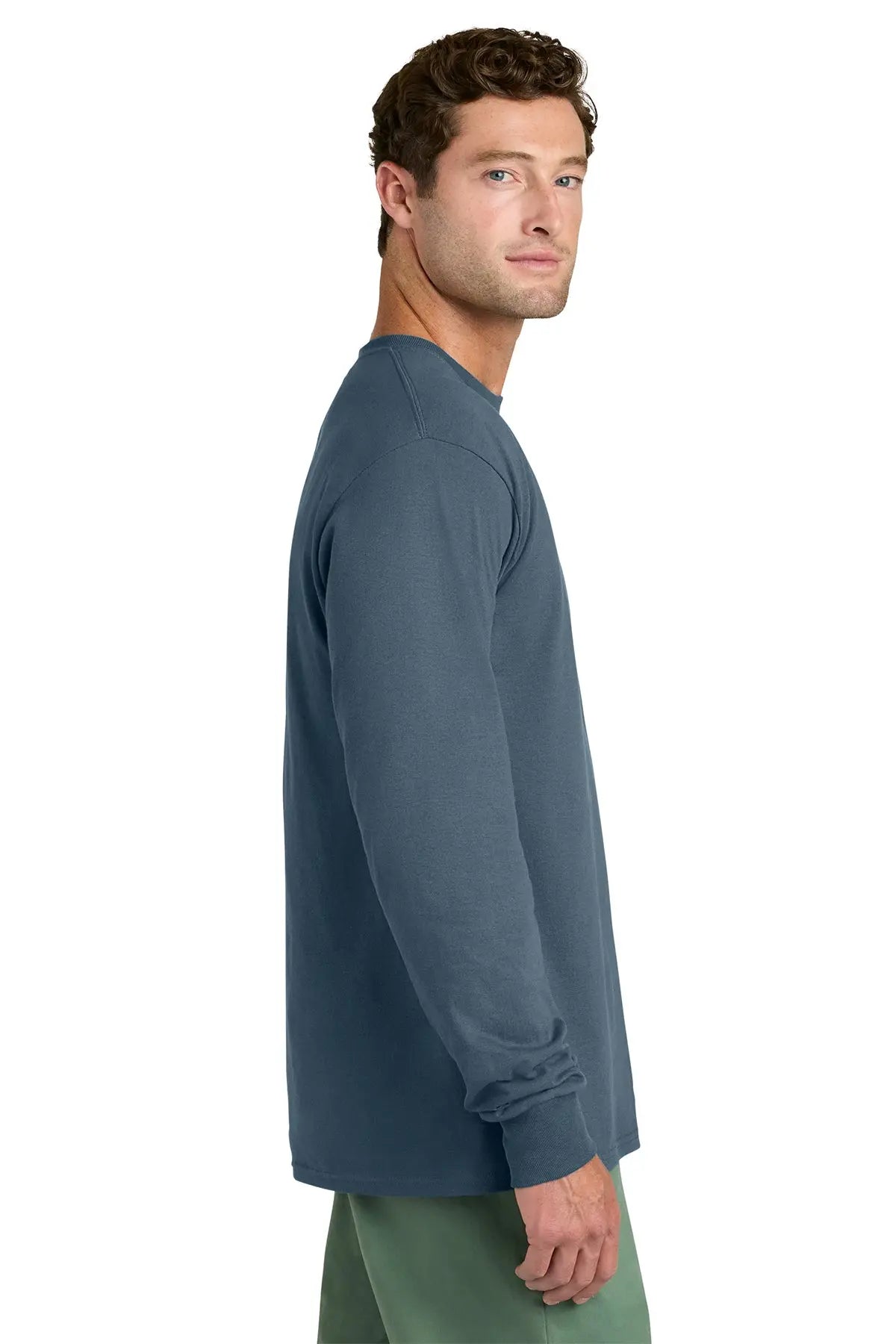 Port & Co™ Long Sleeve Core Cotton Tee #PC54LS