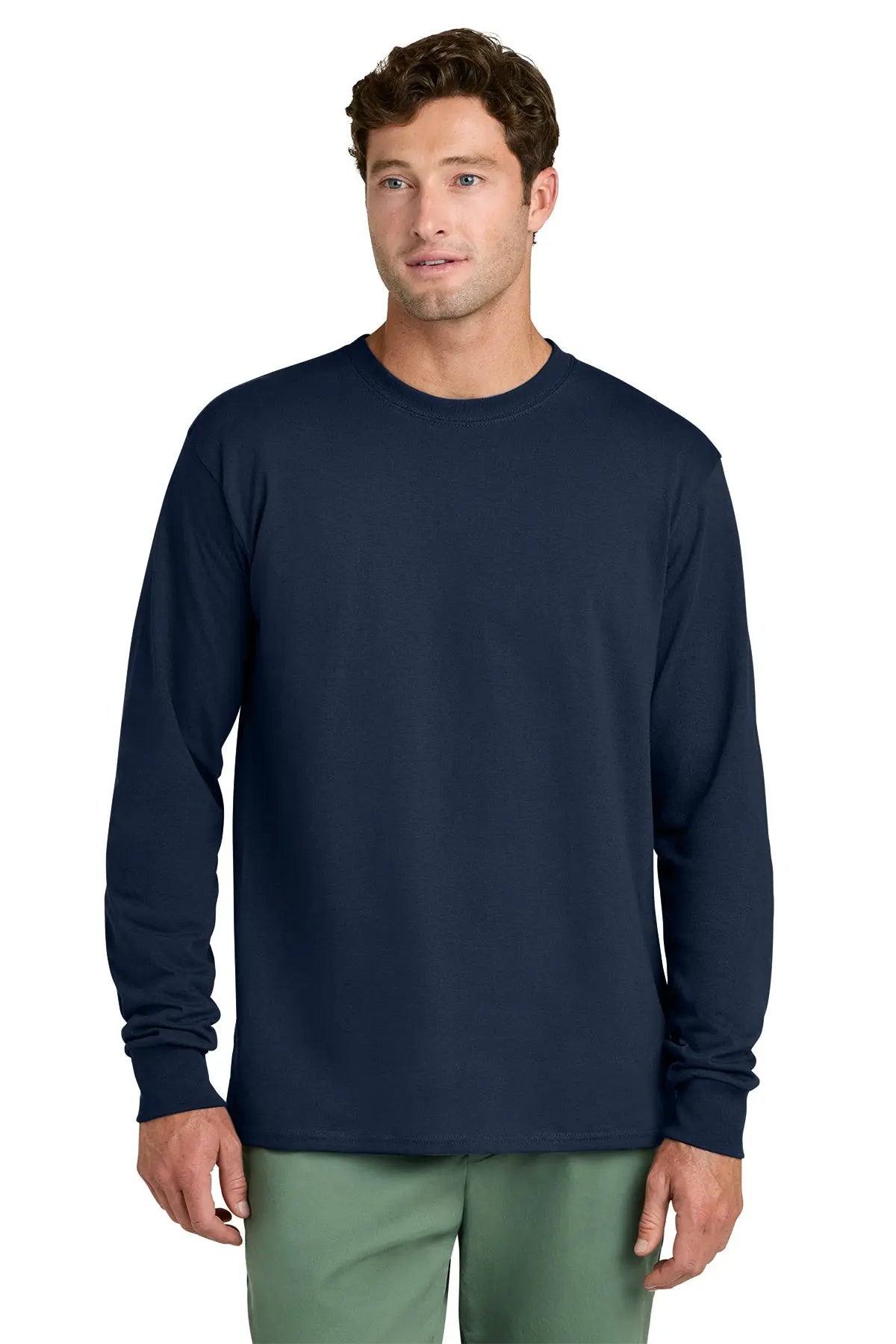 Port & Co™ Long Sleeve Core Cotton Tee #PC54LS