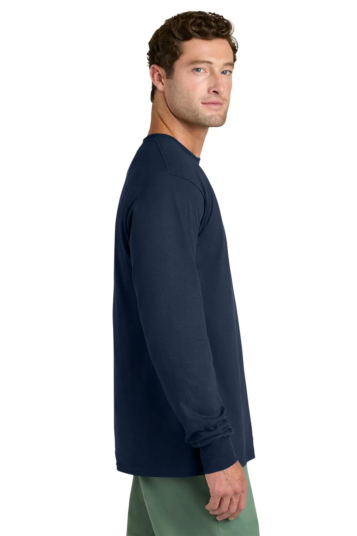 Port & Co™ Long Sleeve Core Cotton Tee #PC54LS