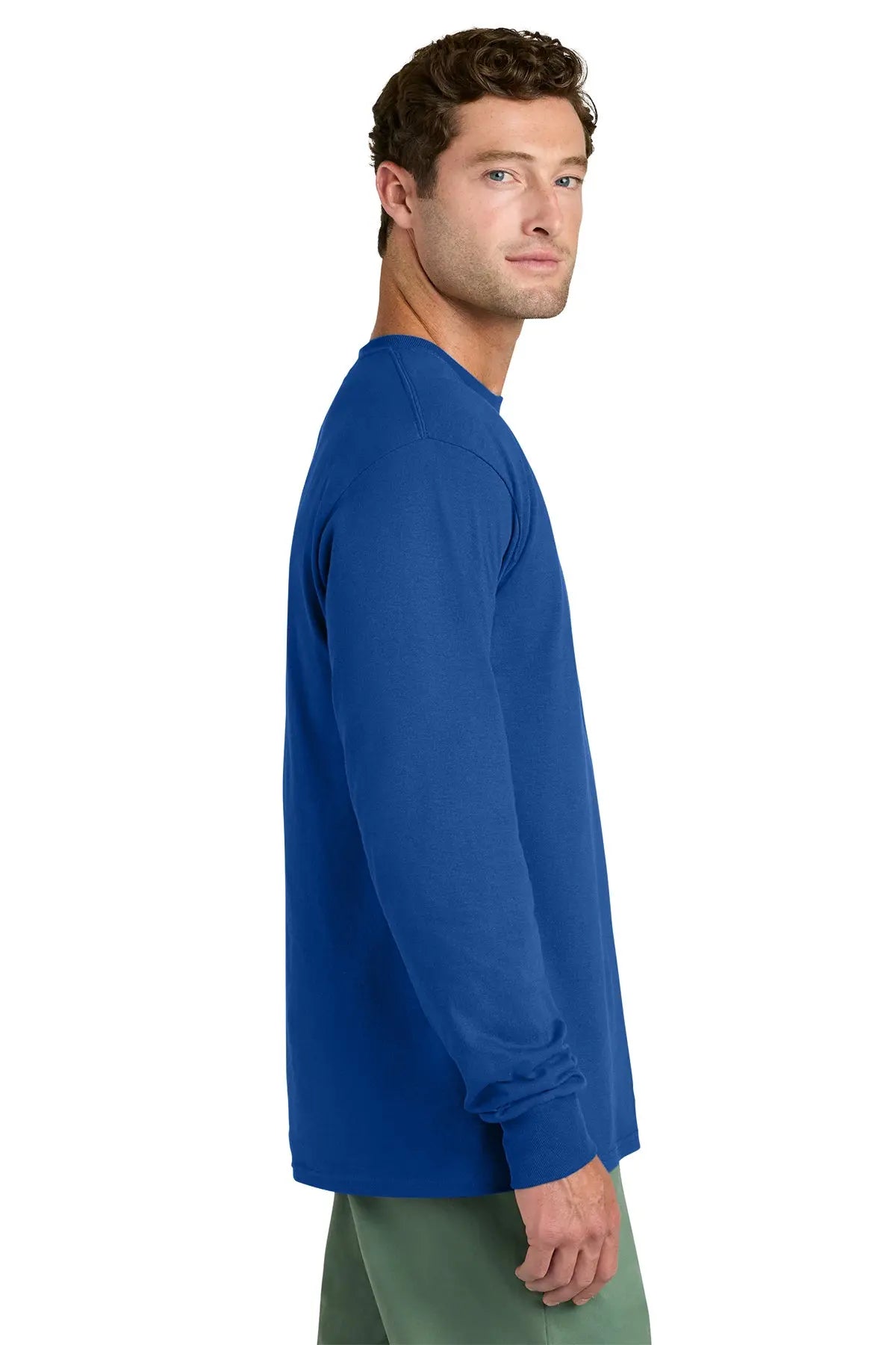 Port & Co™ Long Sleeve Core Cotton Tee #PC54LS