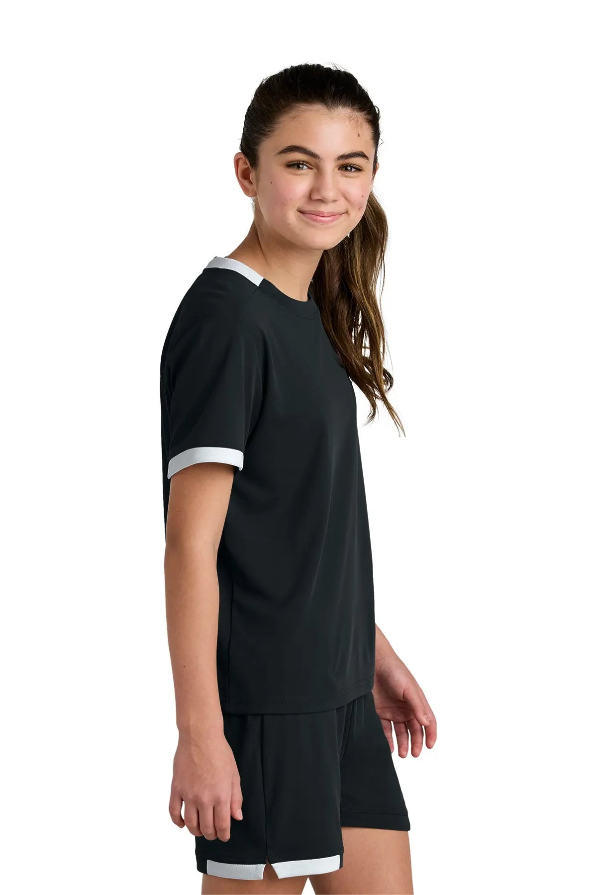 Sport-Tek® Youth Club Short Sleeve Crew #YST440