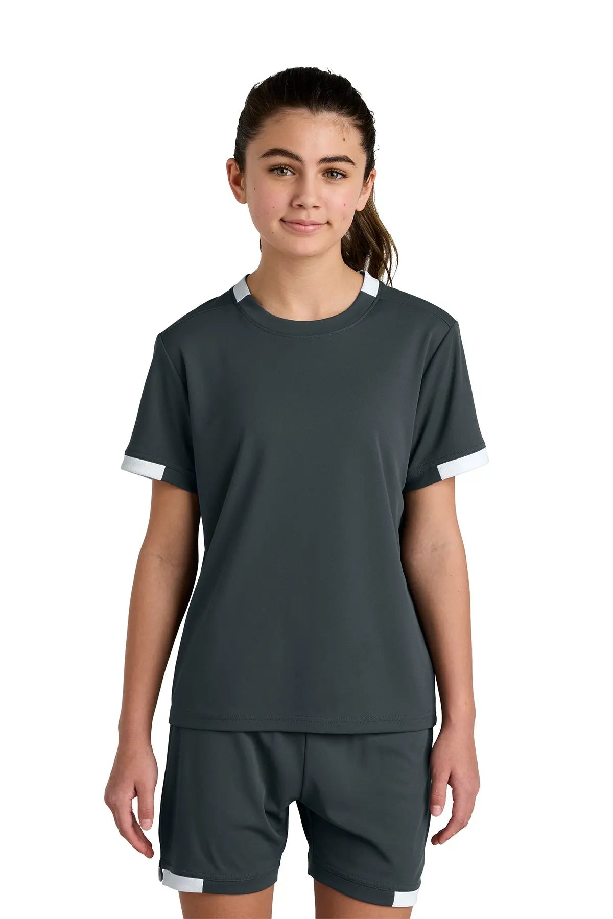 Sport-Tek® Youth Club Short Sleeve Crew #YST440