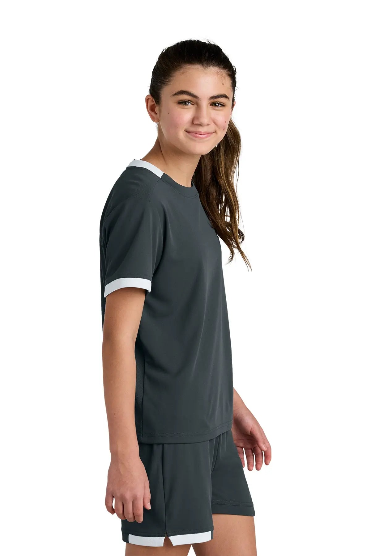 Sport-Tek® Youth Club Short Sleeve Crew #YST440