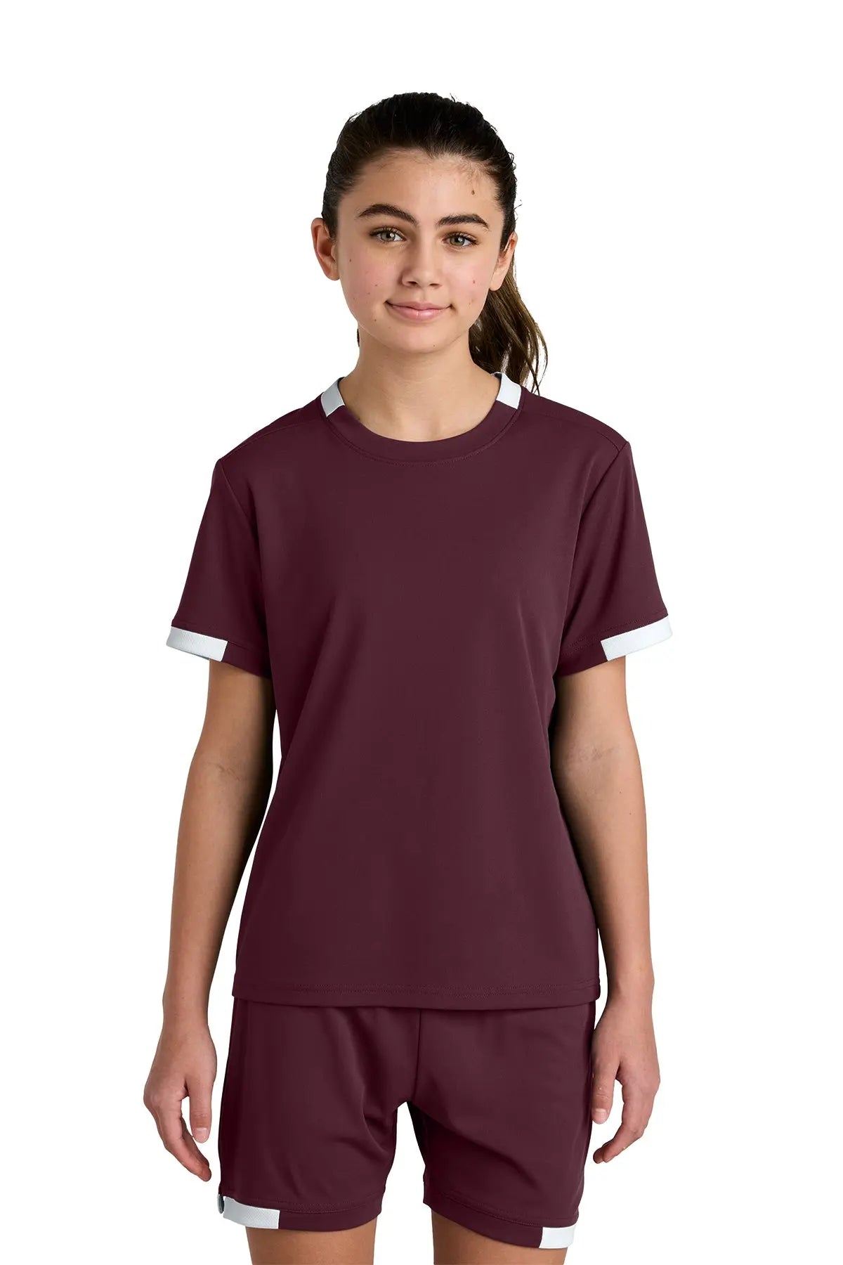 Sport-Tek® Youth Club Short Sleeve Crew #YST440