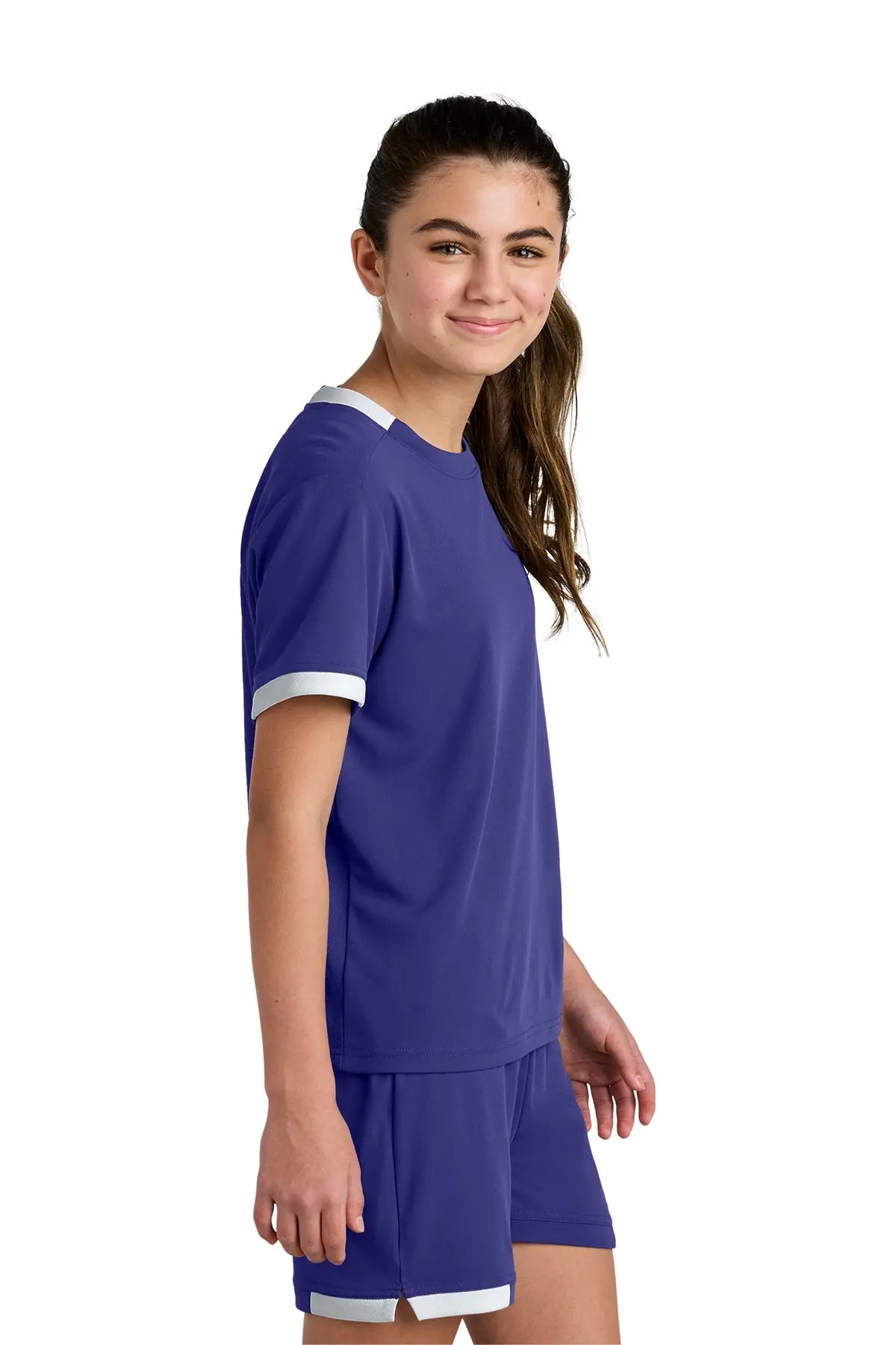 Sport-Tek® Youth Club Short Sleeve Crew #YST440
