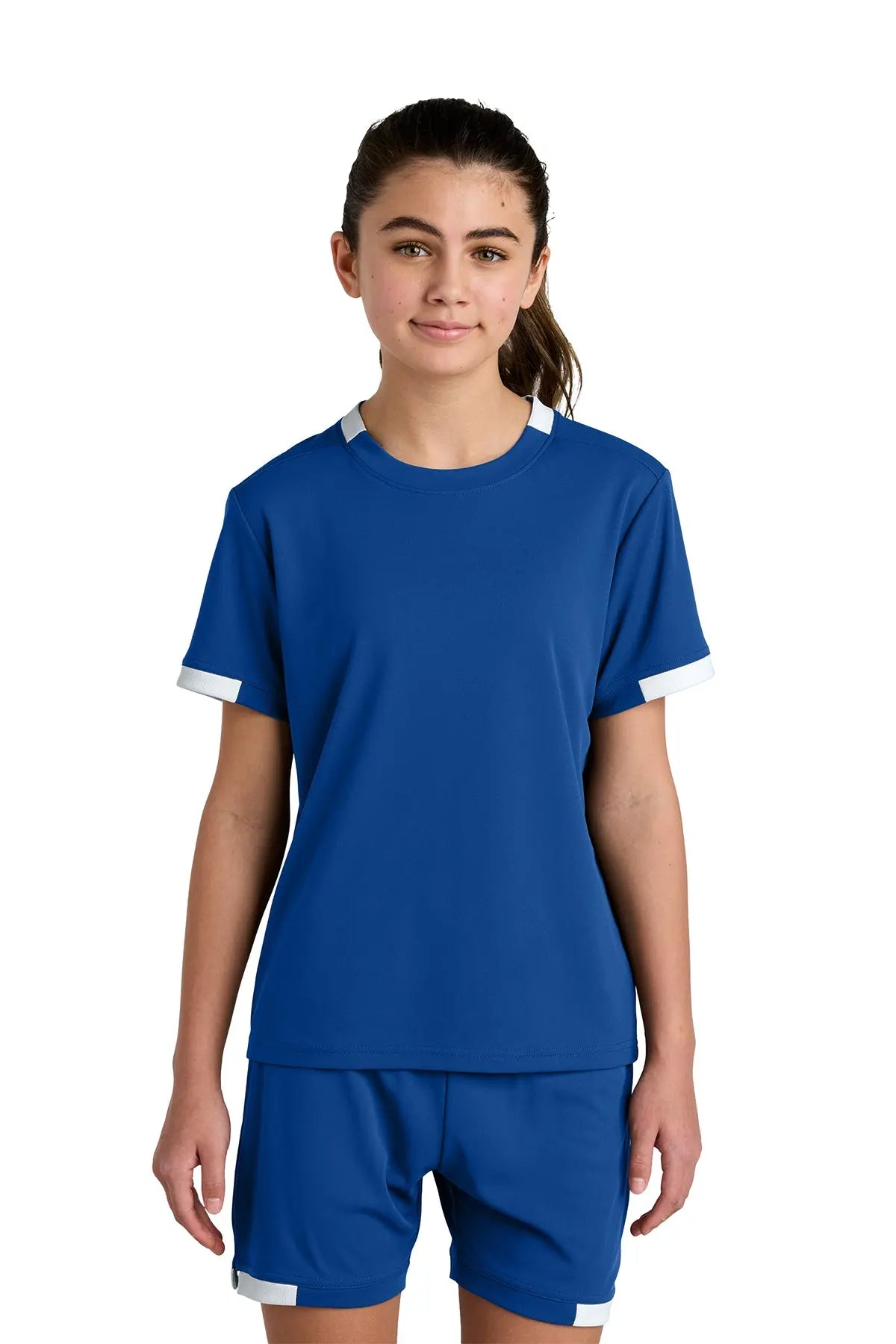 Sport-Tek® Youth Club Short Sleeve Crew #YST440