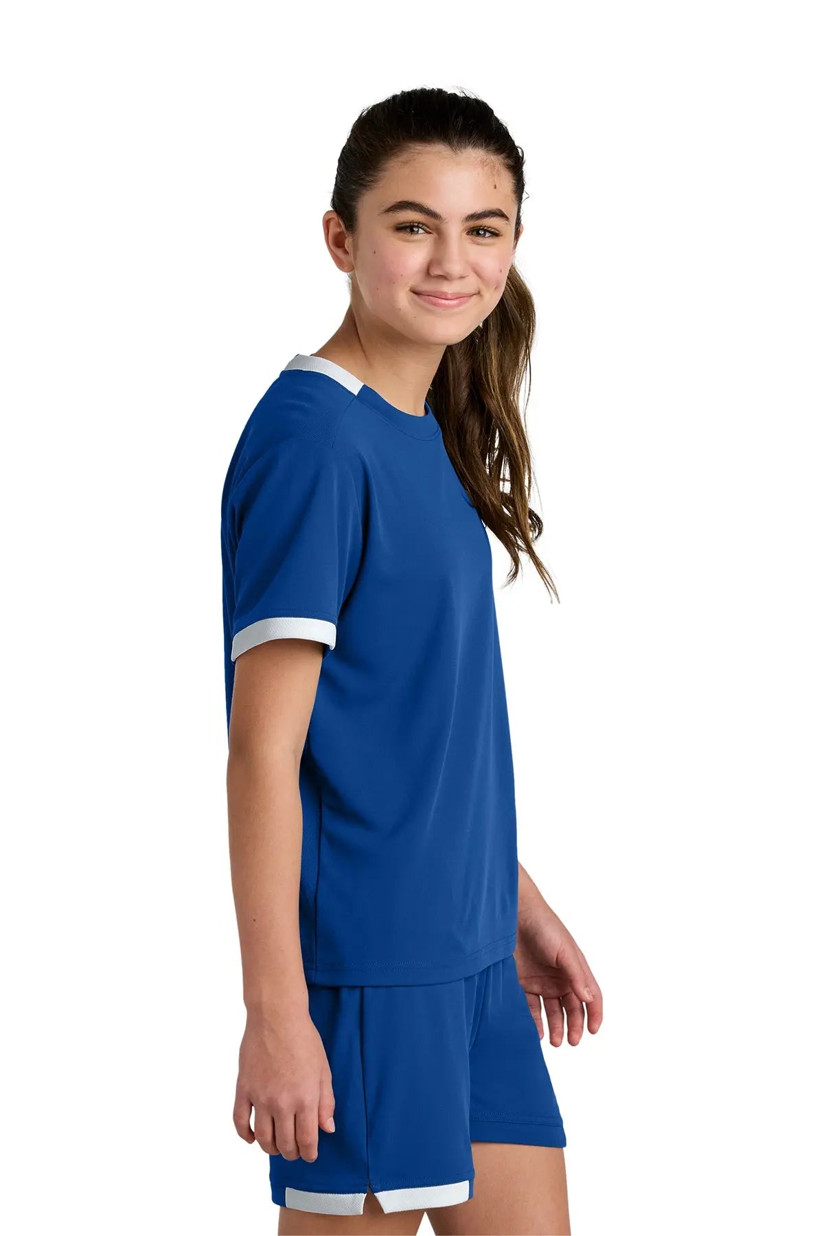 Sport-Tek® Youth Club Short Sleeve Crew #YST440
