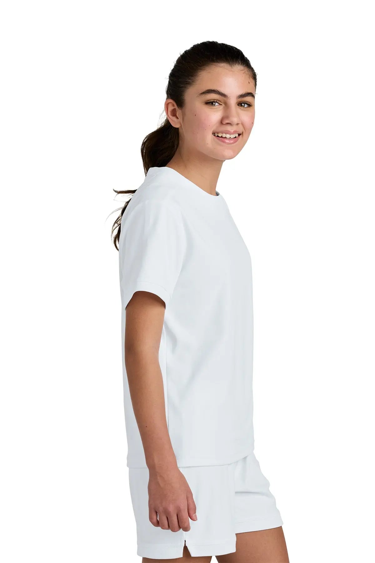 Sport-Tek® Youth Club Short Sleeve Crew #YST440
