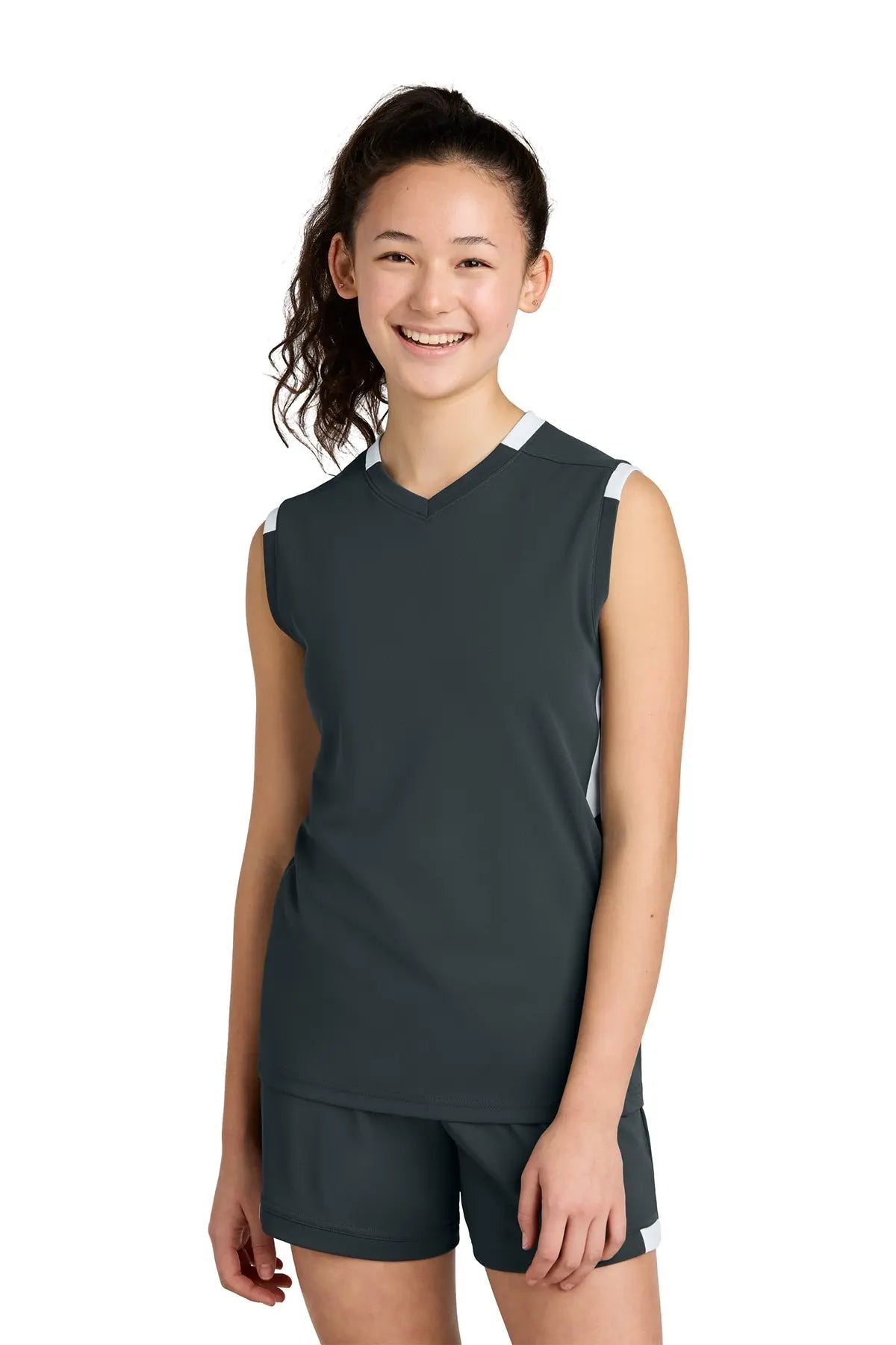 Sport-Tek® Youth Club Sleeveless V-Neck #YST441 Game Over Merch