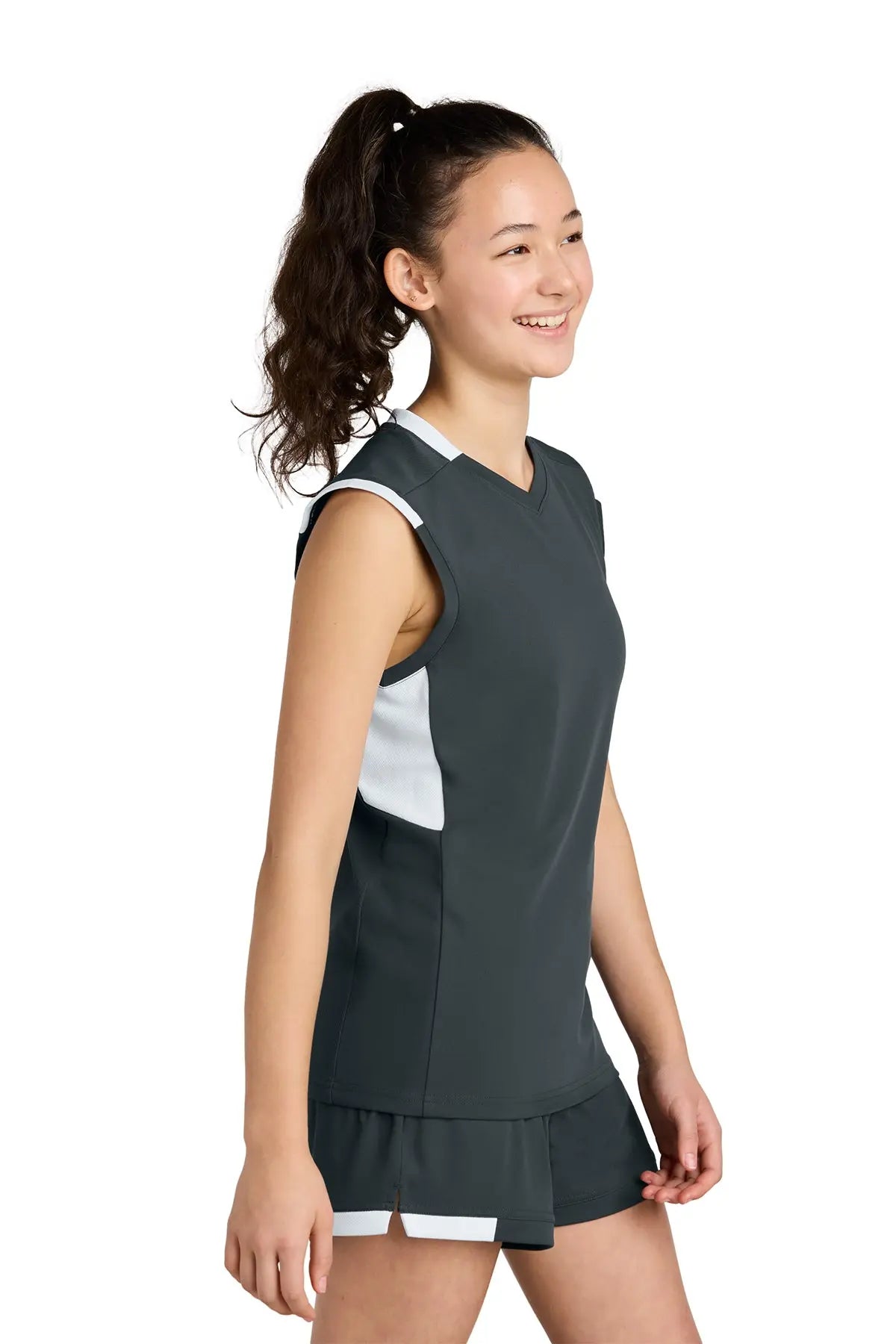 Sport-Tek® Youth Club Sleeveless V-Neck #YST441 Game Over Merch