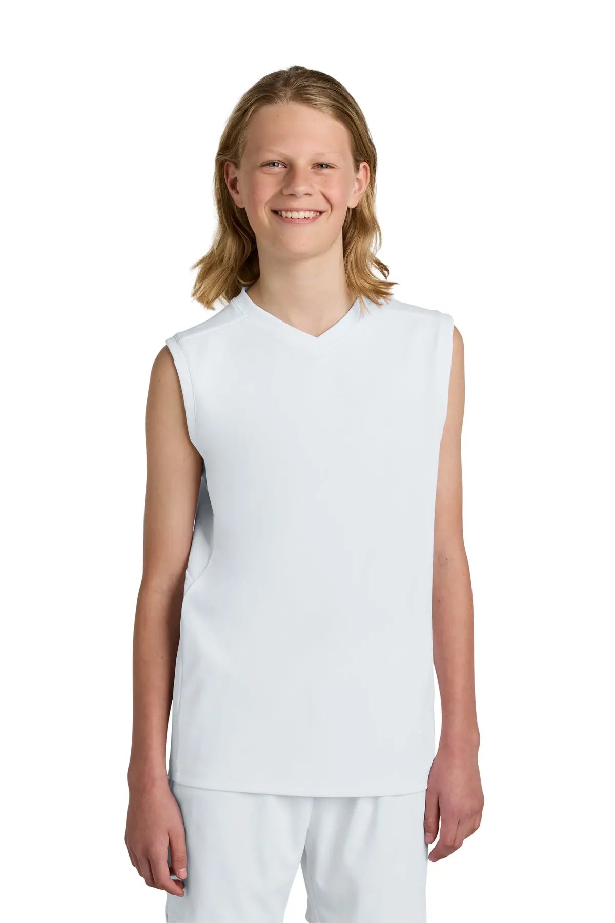 Sport-Tek® Youth Club Sleeveless V-Neck #YST441 Game Over Merch