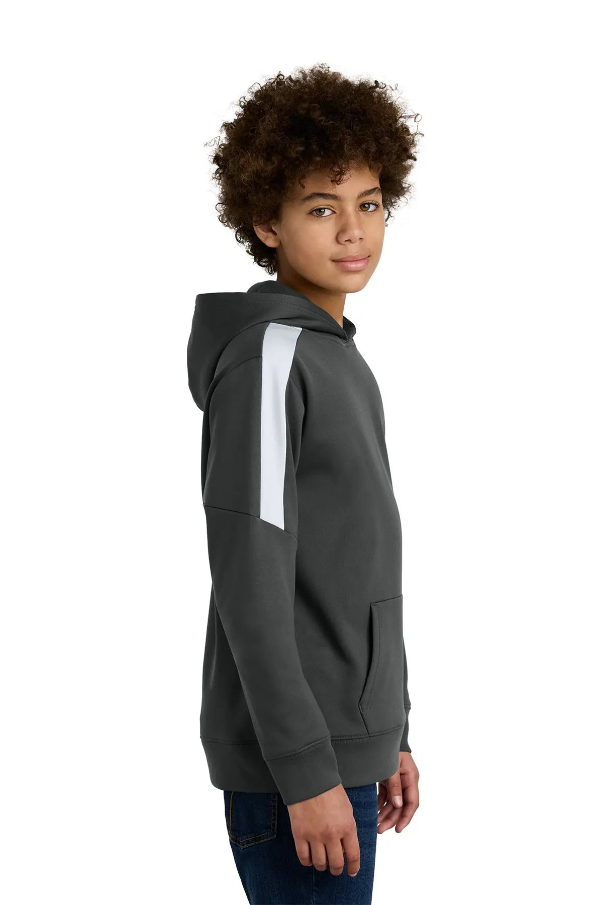 Sport-Tek® Youth Sport-Wick® Fleece United Pullover Hoodie #YST255
