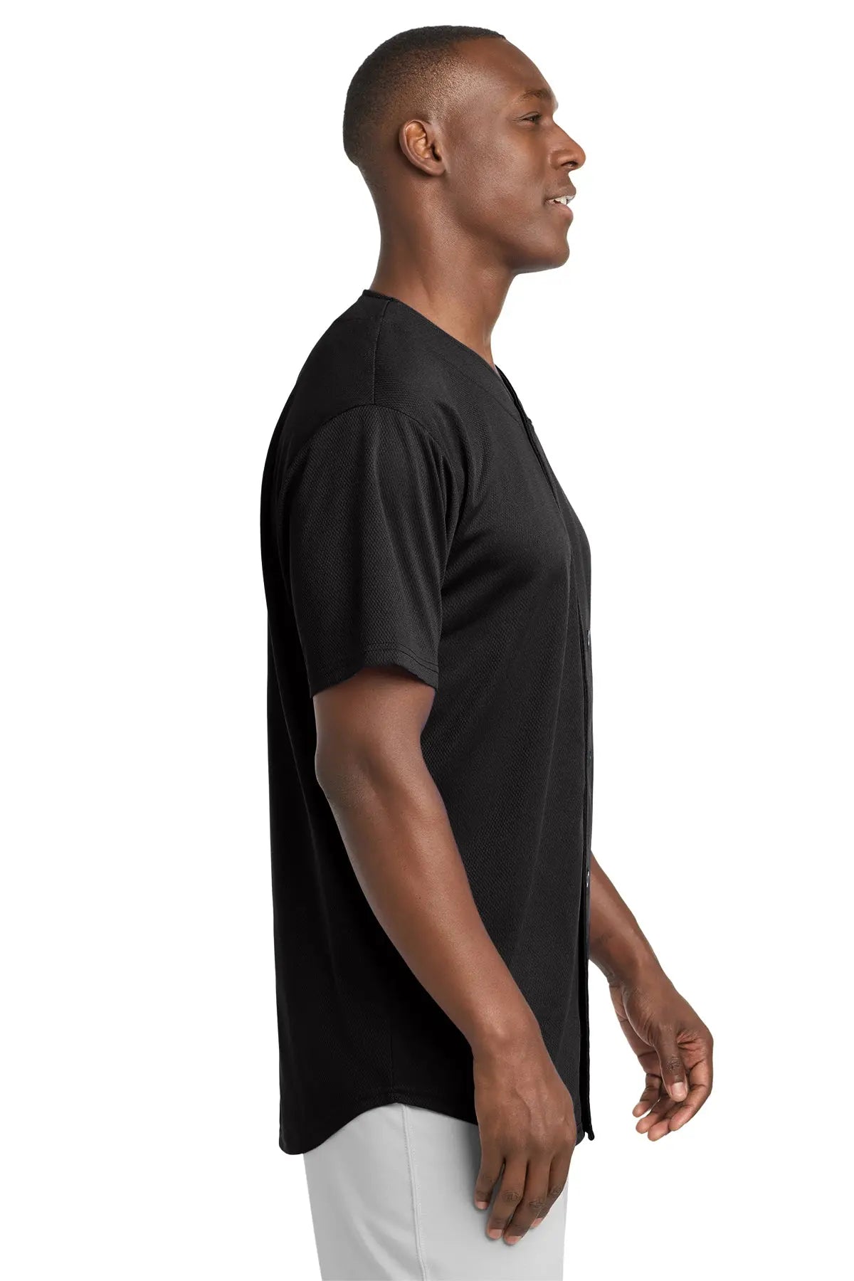 Sport-Tek® PosiCharge® Tough Mesh Full-Button Jersey #ST220