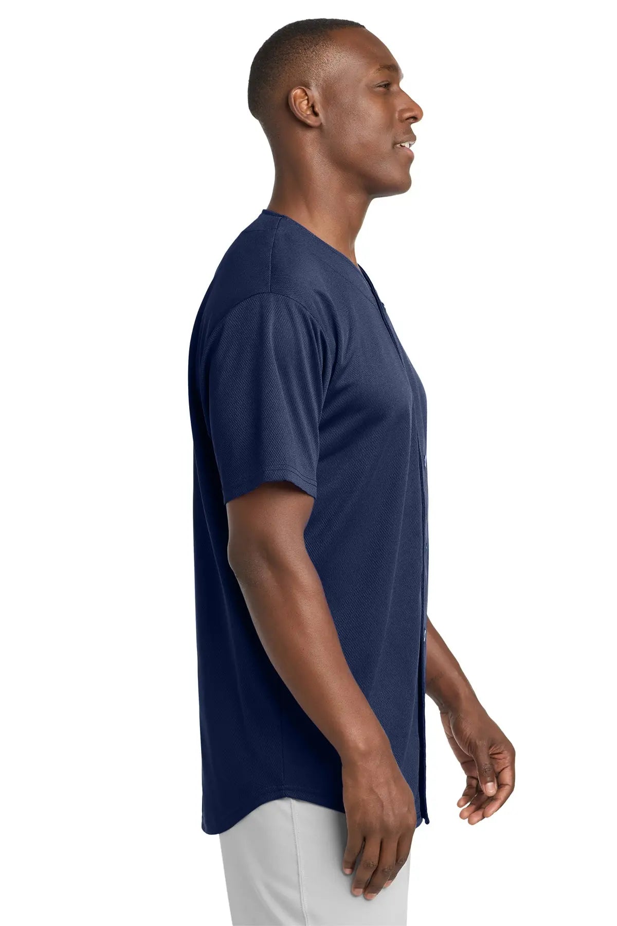 Sport-Tek® PosiCharge® Tough Mesh Full-Button Jersey #ST220