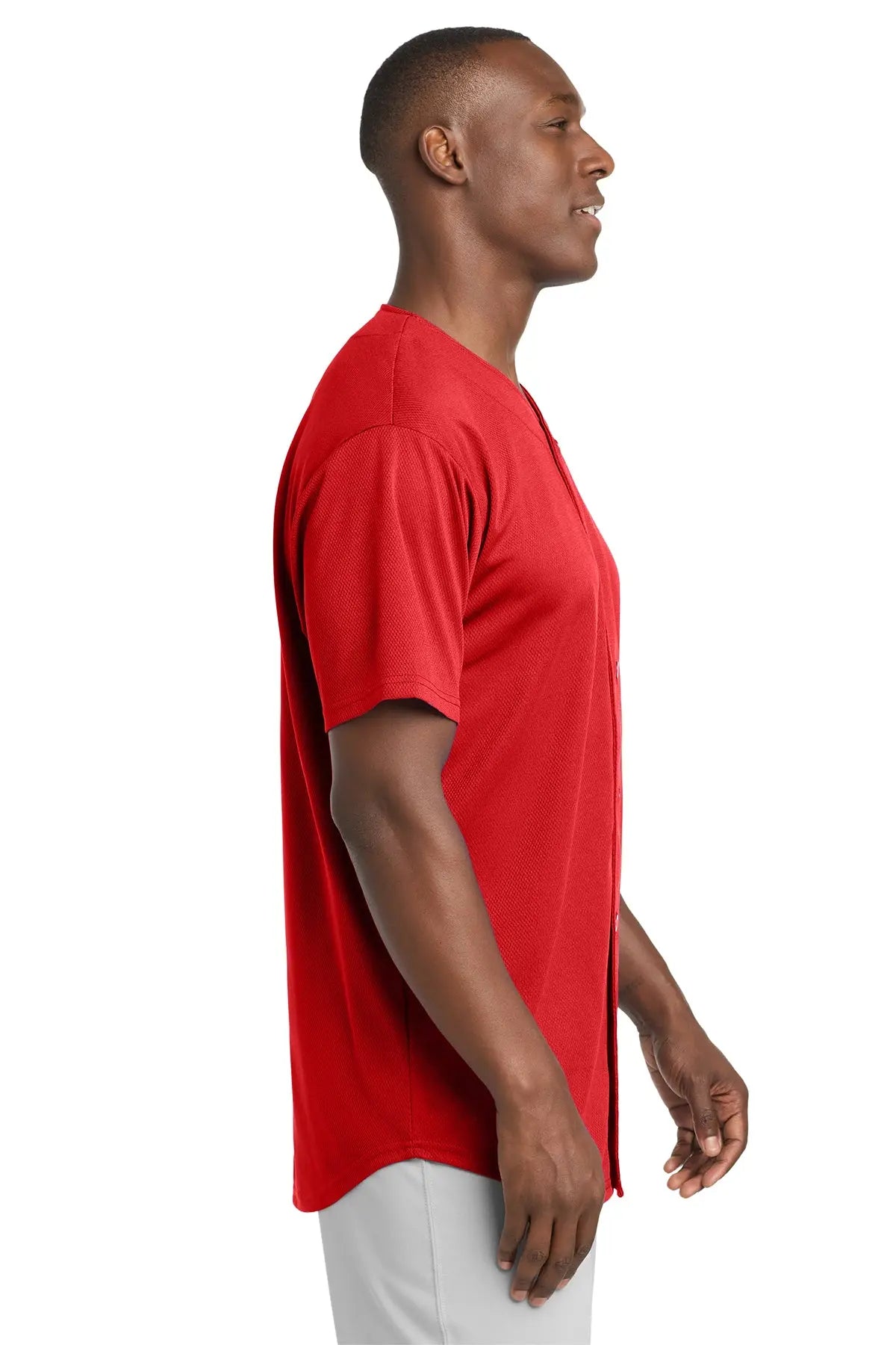 Sport-Tek® PosiCharge® Tough Mesh Full-Button Jersey #ST220