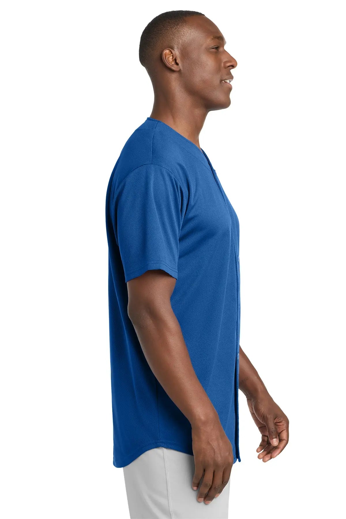 Sport-Tek® PosiCharge® Tough Mesh Full-Button Jersey #ST220