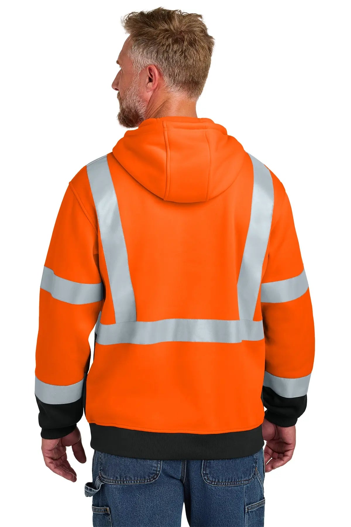 CornerStone® ANSI 107 Class 3 Heavy-Duty Fleece Pullover Hoodie #CSF301