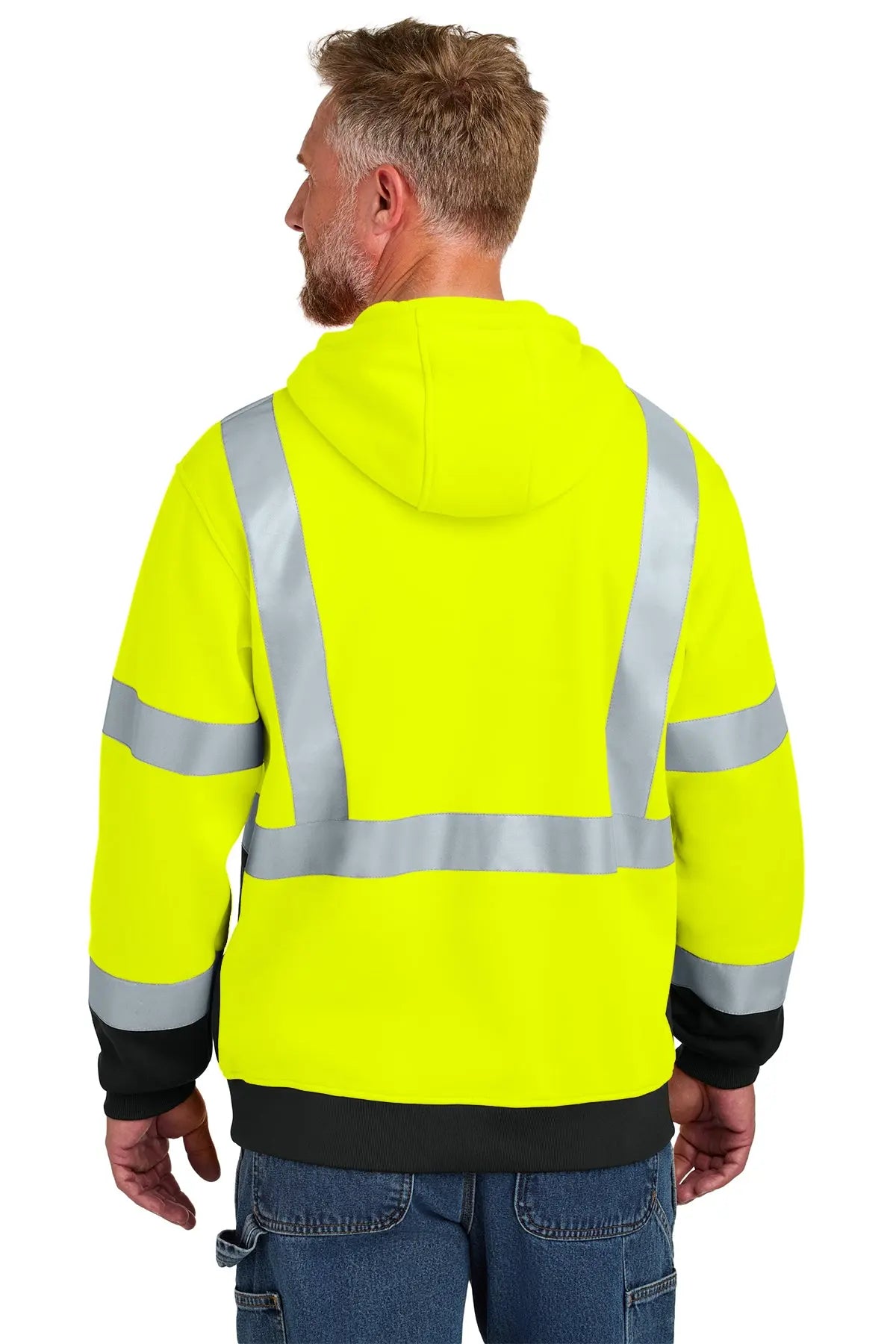CornerStone® ANSI 107 Class 3 Heavy-Duty Fleece Pullover Hoodie #CSF301