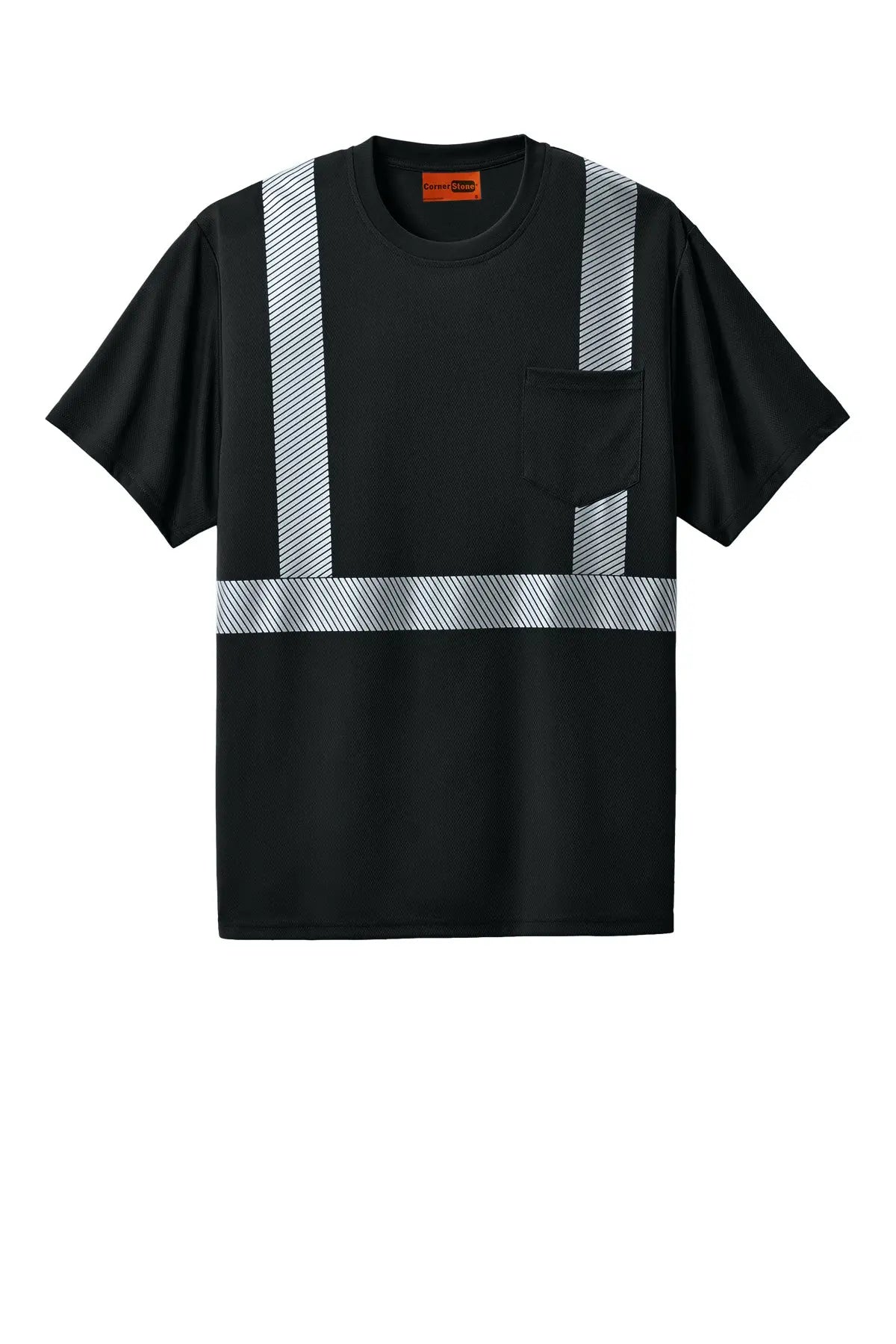 CornerStone® Enhanced Visibility Segmented Tape Tee #CS206
