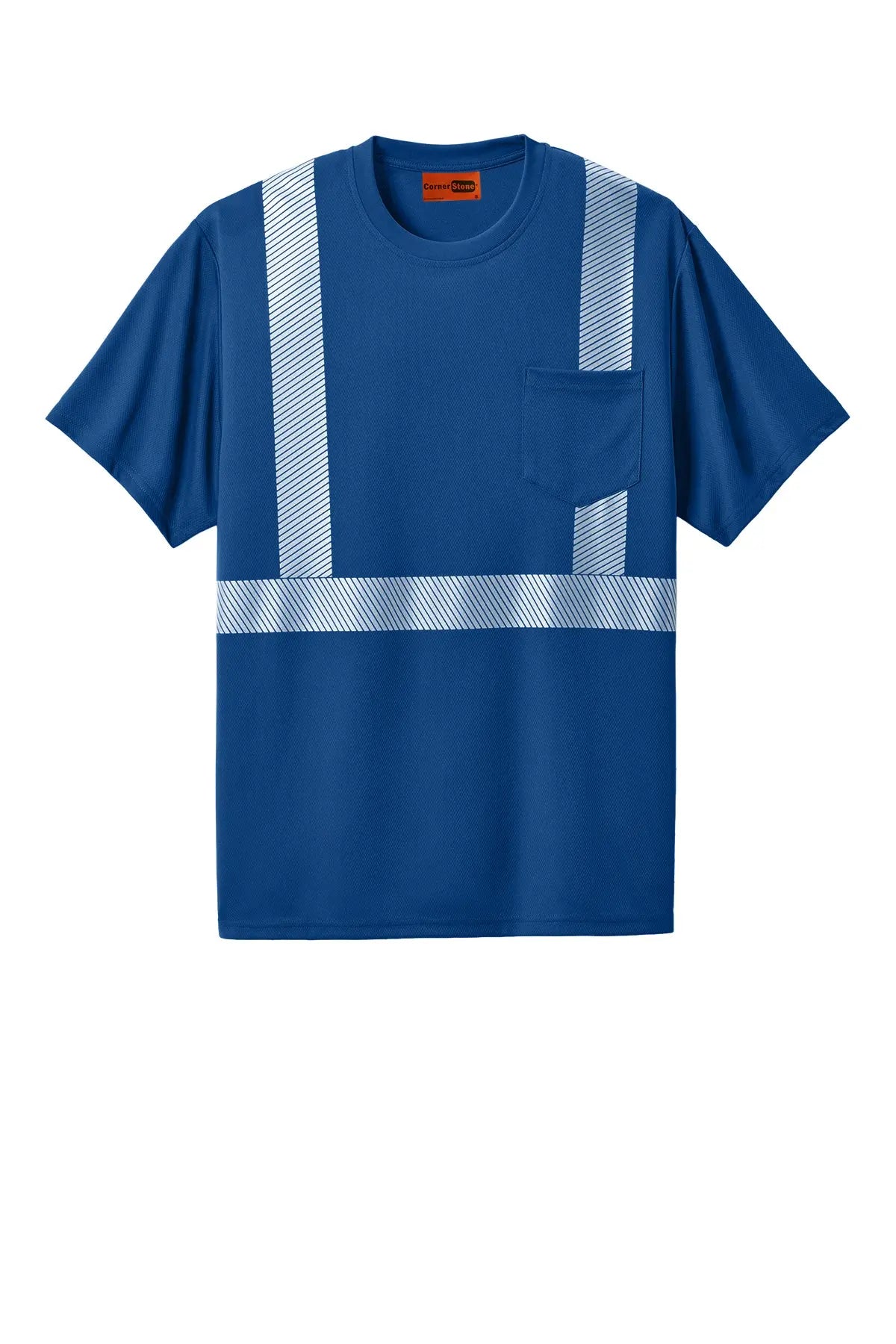CornerStone® Enhanced Visibility Segmented Tape Tee #CS206