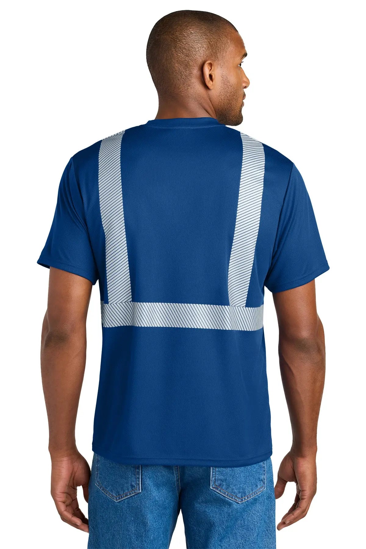 CornerStone® Enhanced Visibility Segmented Tape Tee #CS206