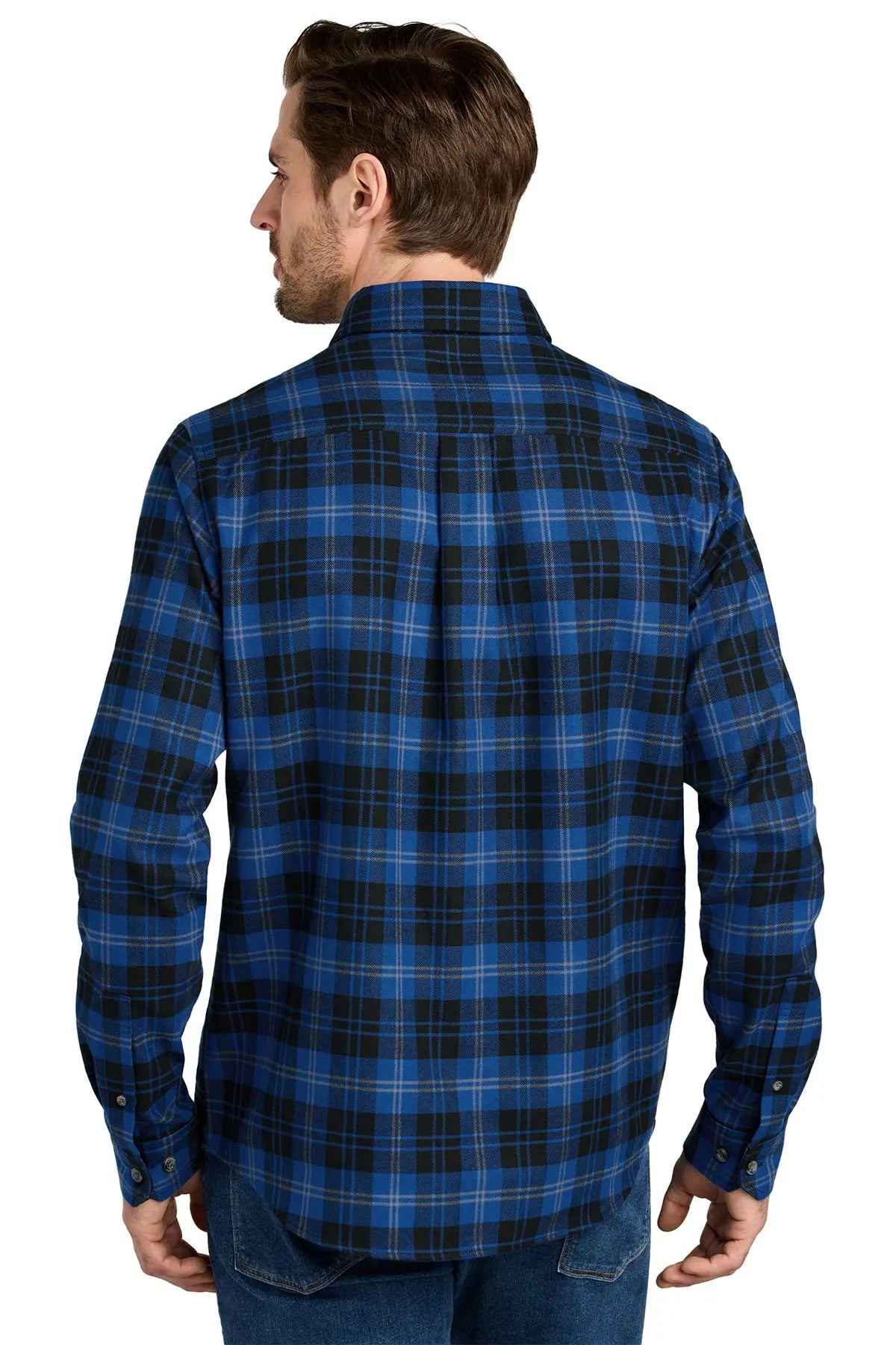 Eddie Bauer® Long Sleeve Favorite Flannel Plaid Shirt #EB610