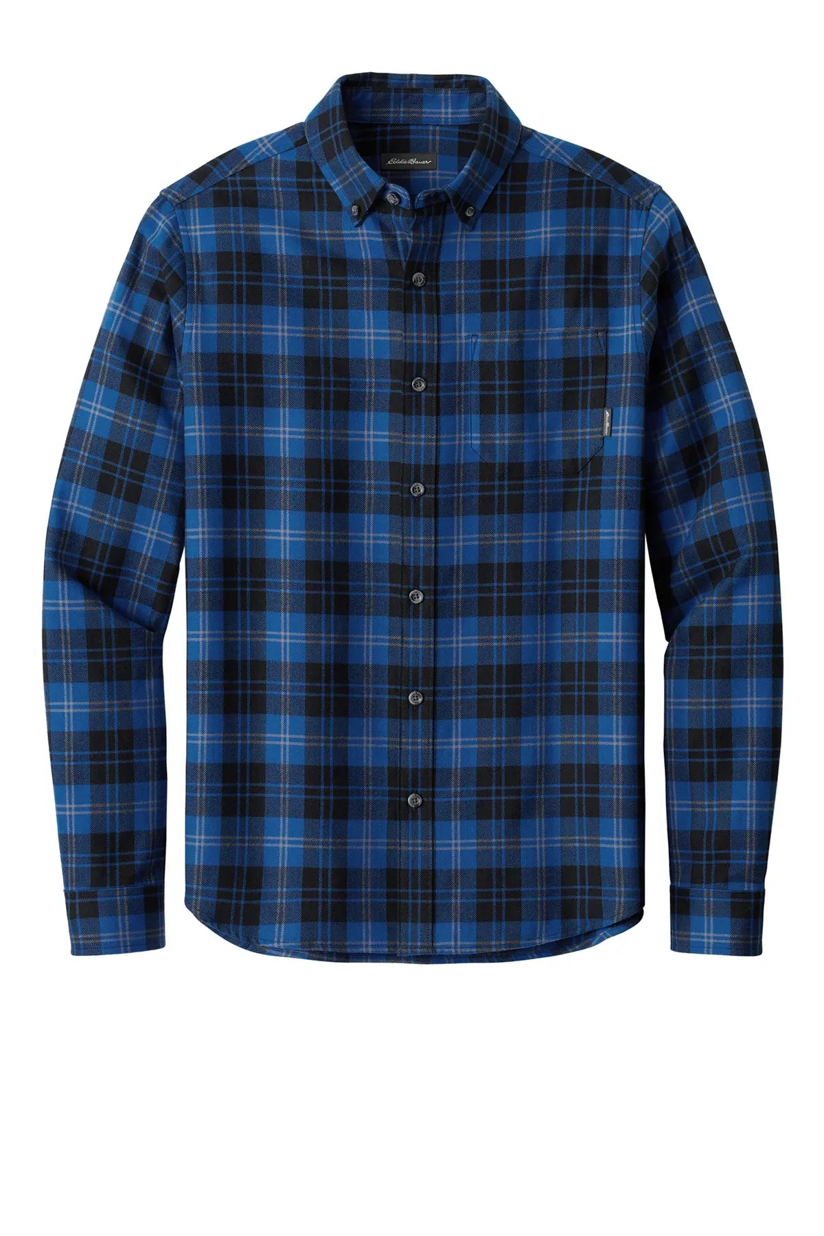 Eddie Bauer® Long Sleeve Favorite Flannel Plaid Shirt #EB610