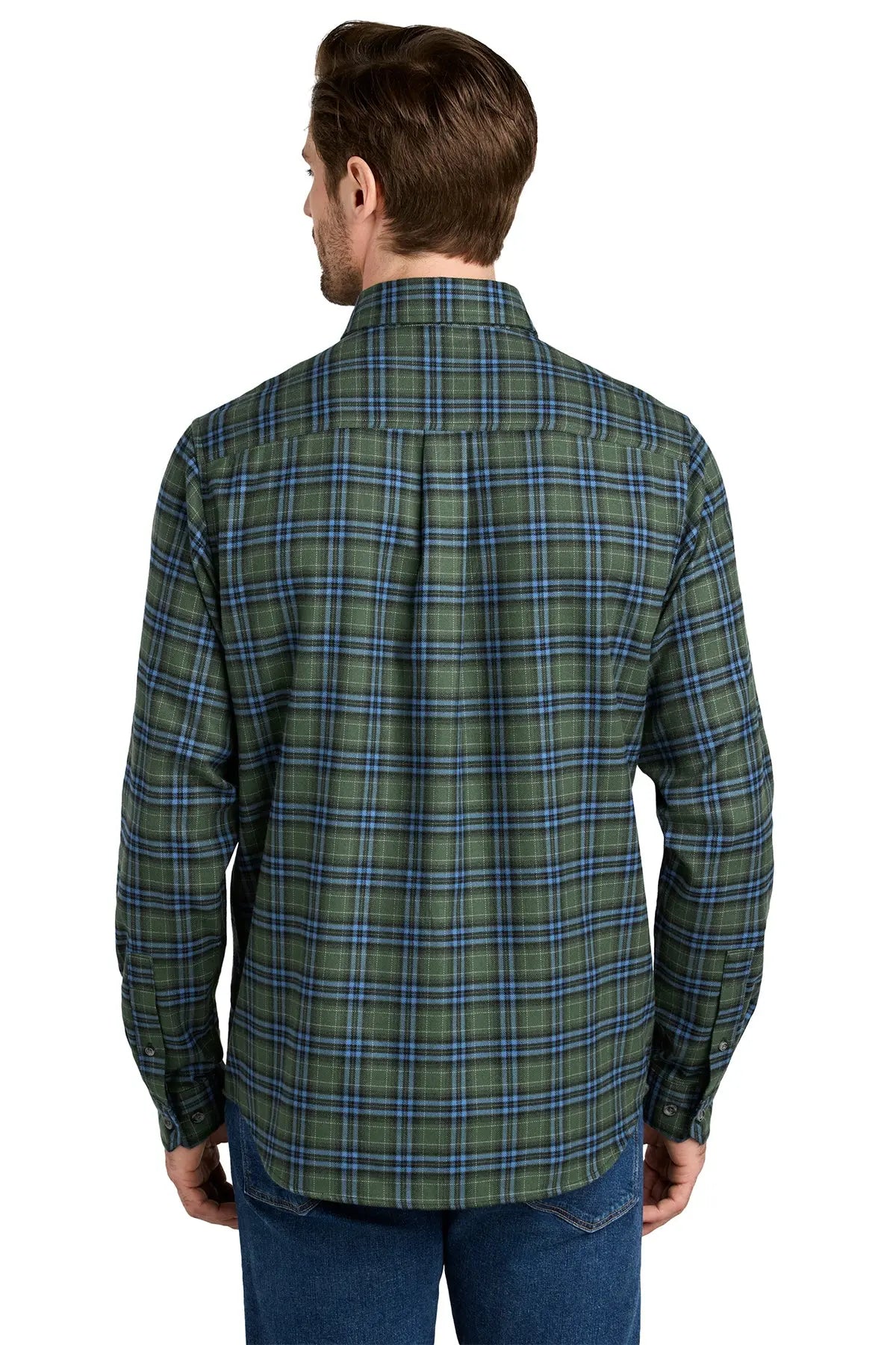 Eddie Bauer® Long Sleeve Favorite Flannel Plaid Shirt #EB610