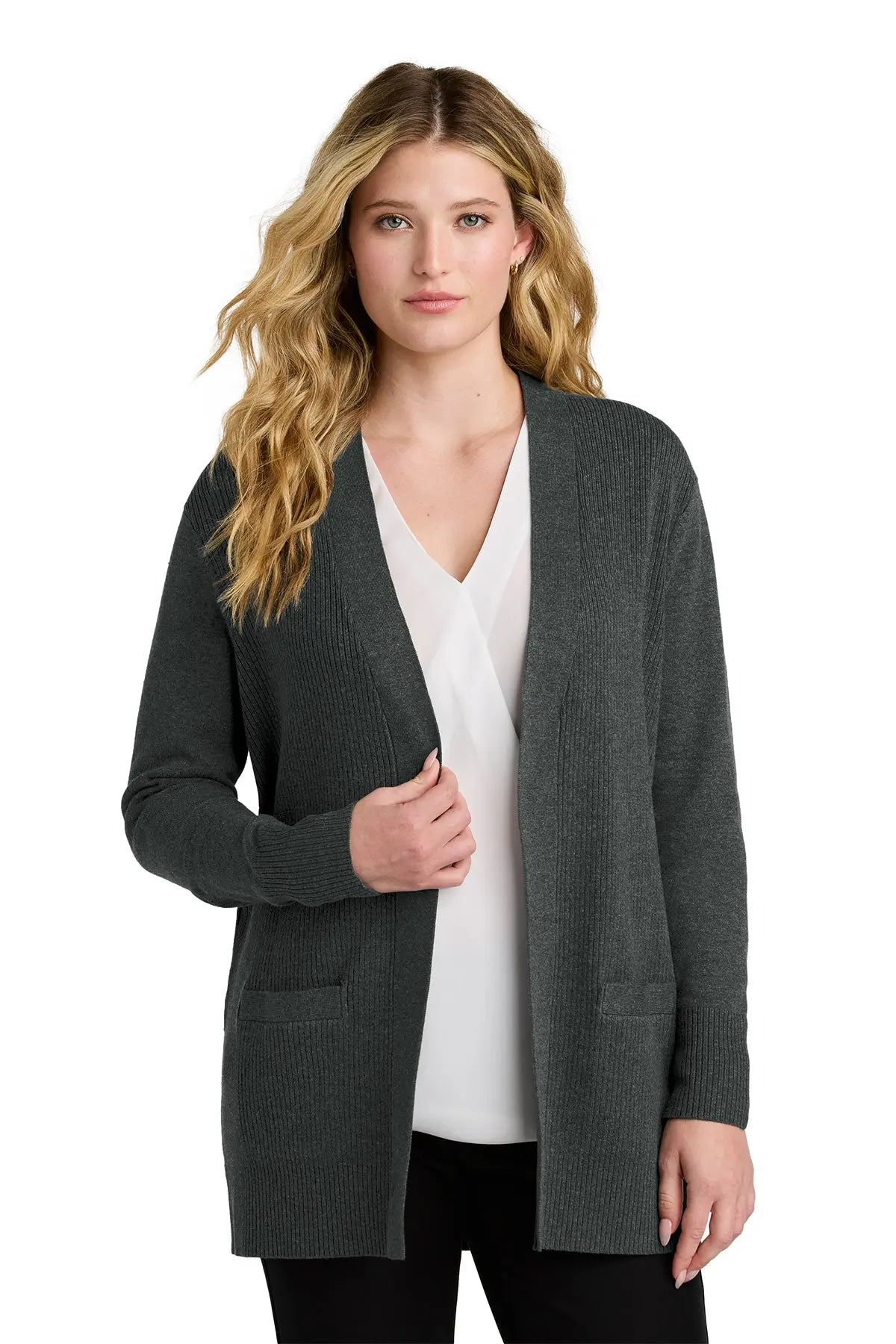 Port Authority® Women’s Easy Care Open-Front Cardigan Sweater #LSW2890Game Over Merch