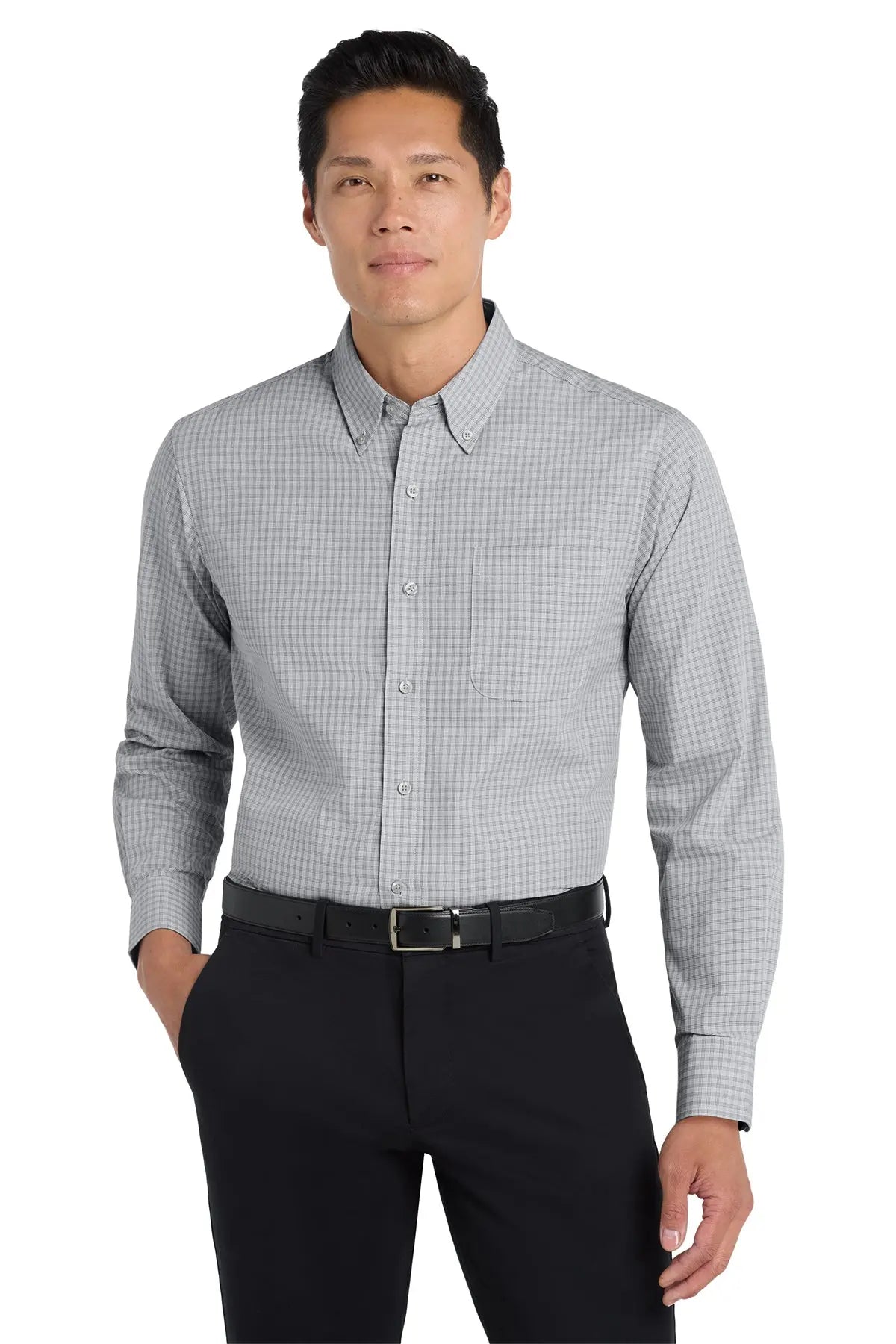 Port Authority® Plaid Pattern Easy Care Shirt #S639