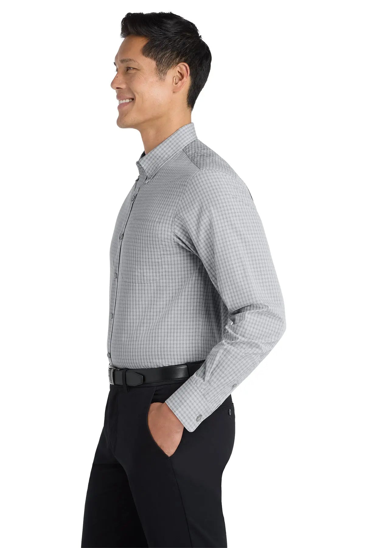 Port Authority® Plaid Pattern Easy Care Shirt #S639