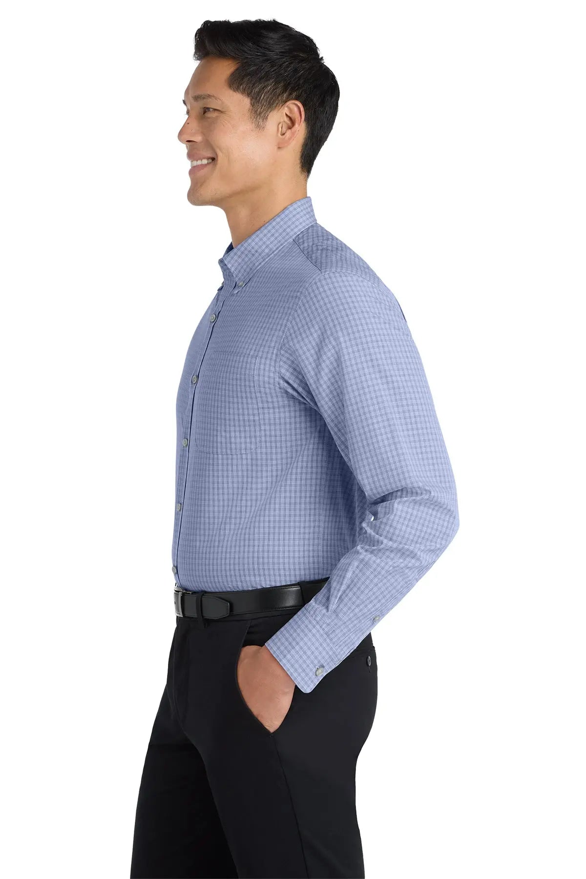 Port Authority® Plaid Pattern Easy Care Shirt #S639