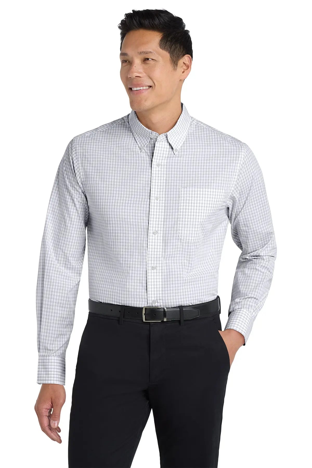 Port Authority® Plaid Pattern Easy Care Shirt #S639