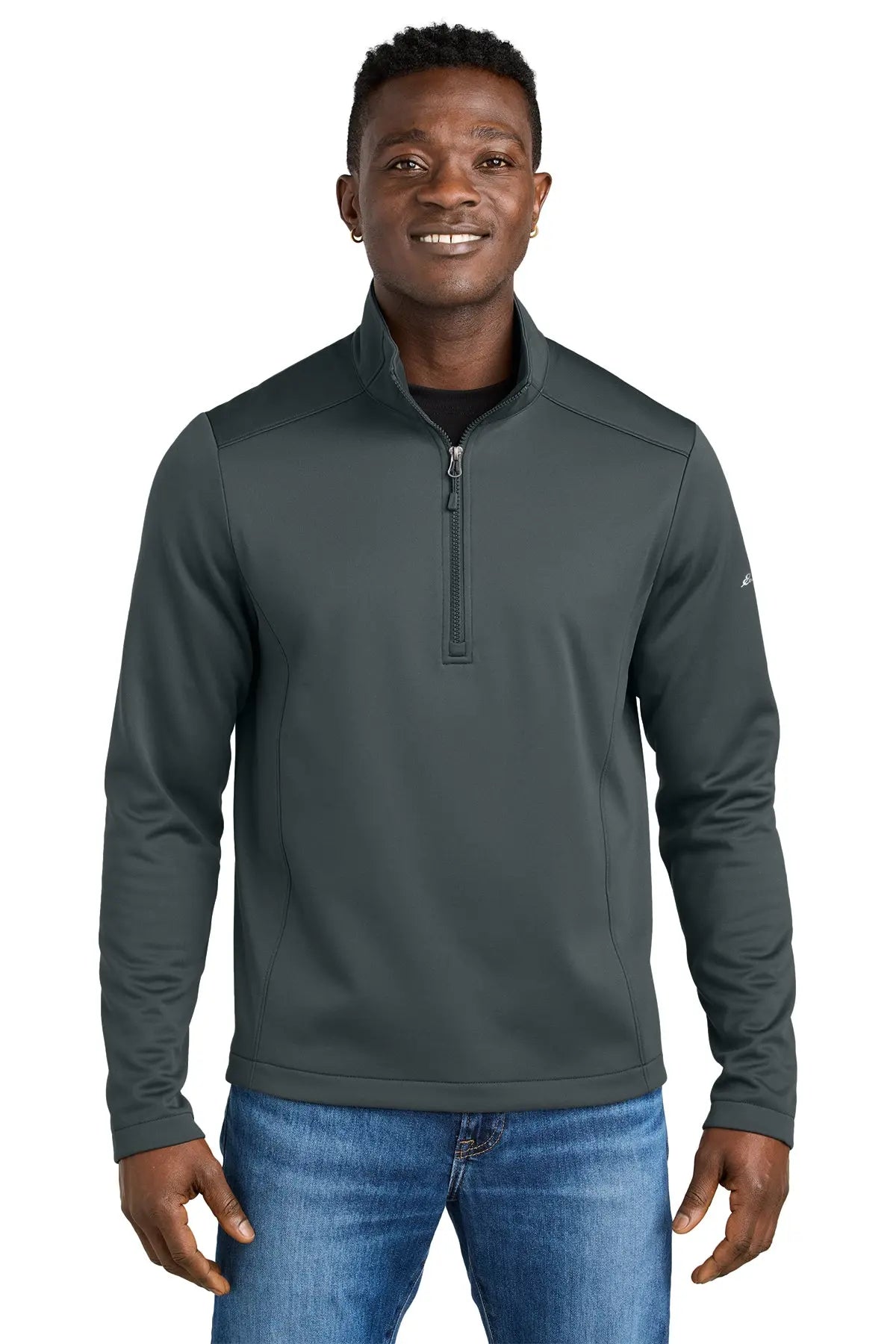 Eddie Bauer® Smooth Mid Layer Fleece 1/2-Zip #EB2360 Game Over Merch