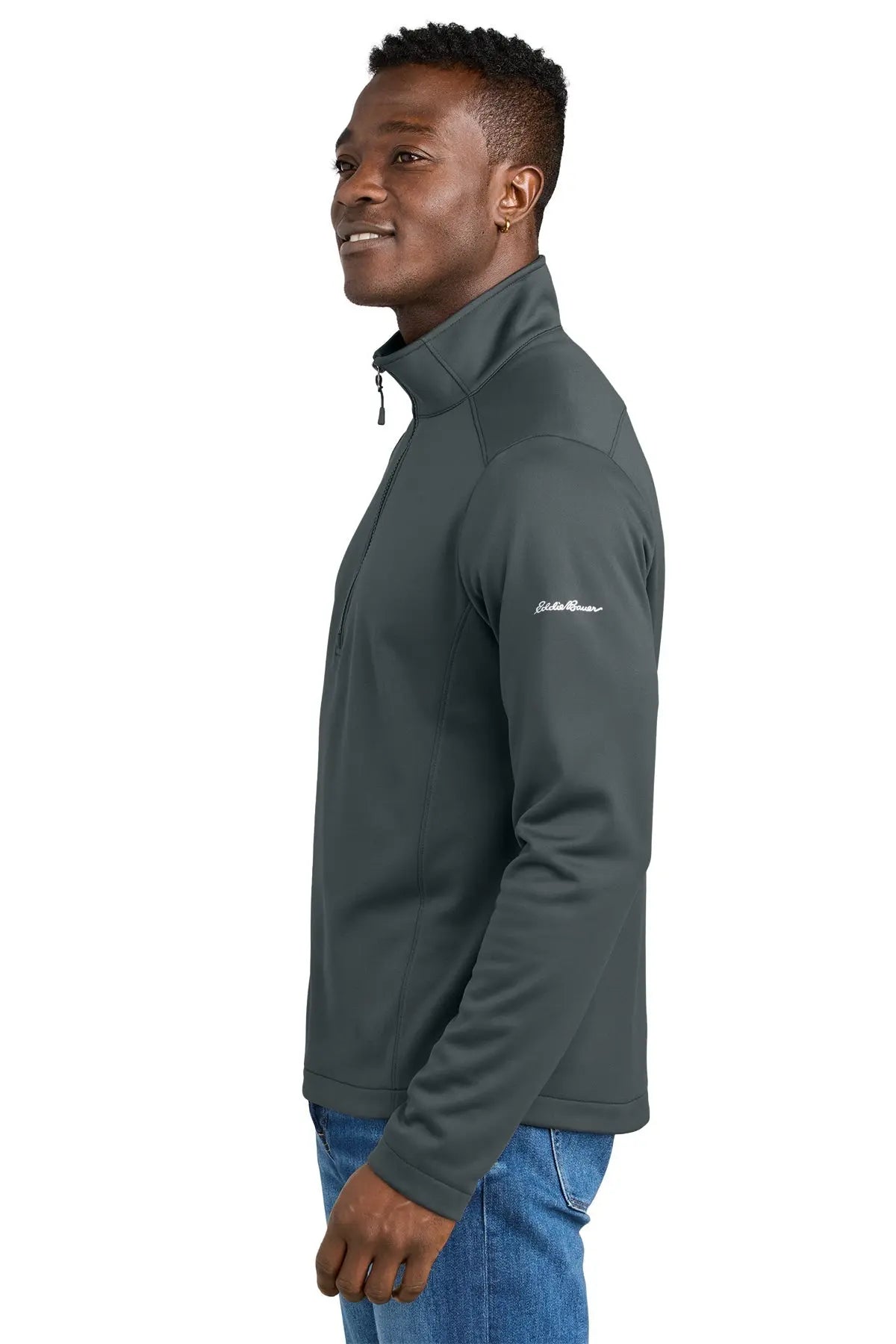 Eddie Bauer® Smooth Mid Layer Fleece 1/2-Zip #EB2360 Game Over Merch