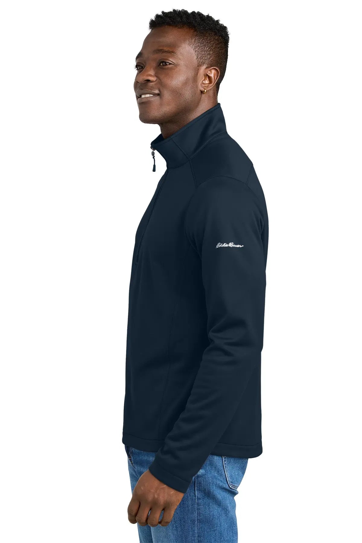 Eddie Bauer® Smooth Mid Layer Fleece 1/2-Zip #EB2360 Game Over Merch