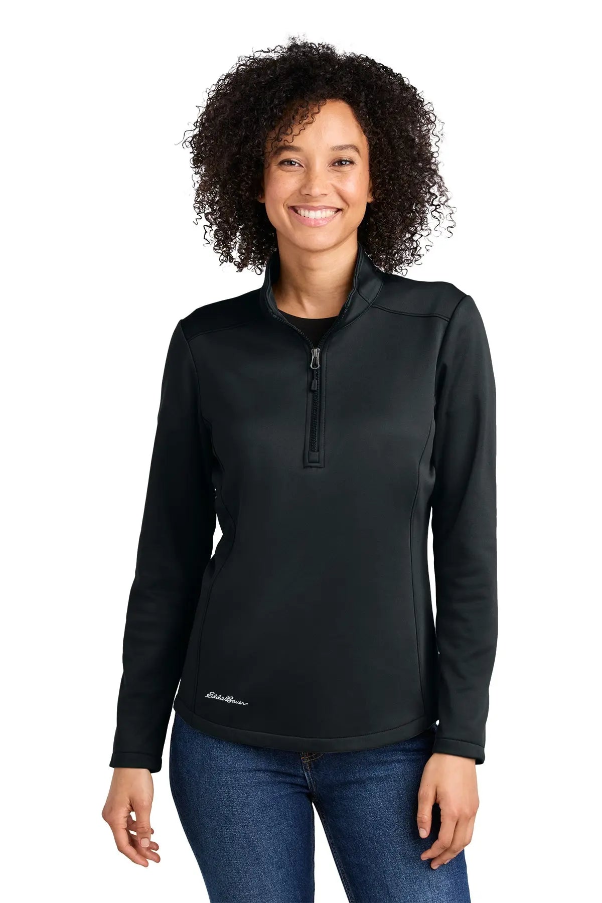 Eddie Bauer® Women’s Smooth Mid Layer Fleece 1/2-Zip #EB2370 Game Over Merch