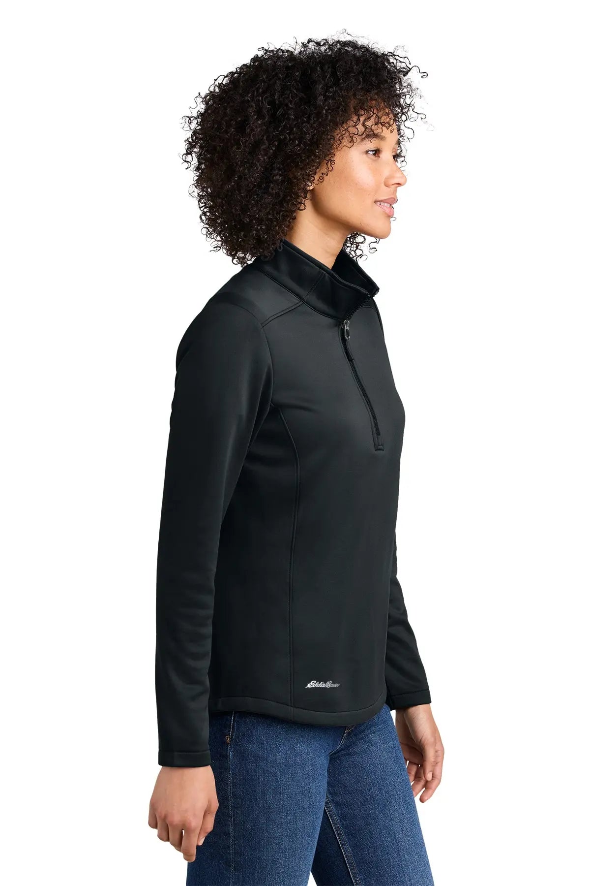 Eddie Bauer® Women’s Smooth Mid Layer Fleece 1/2-Zip #EB2370 Game Over Merch